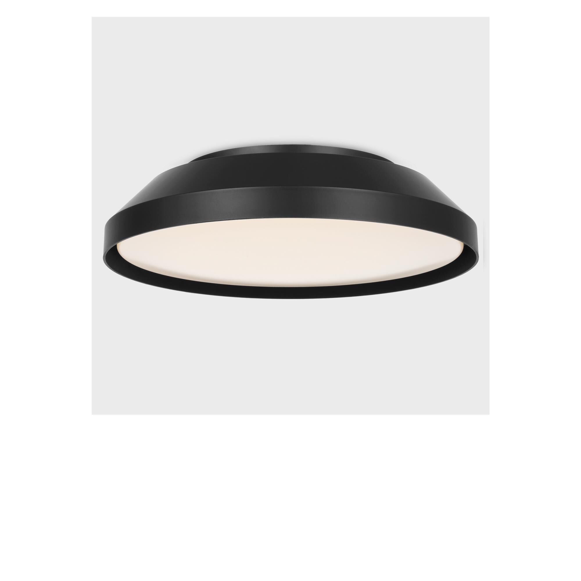 Shown in Midnight Black finish and White Acrylic shade