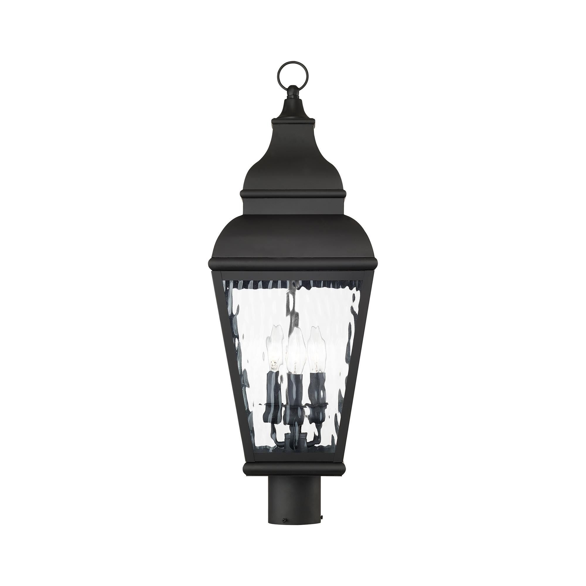 Exeter 29 Inch Tall 3 Light Outdoor Post Lamp by Livex Lighting