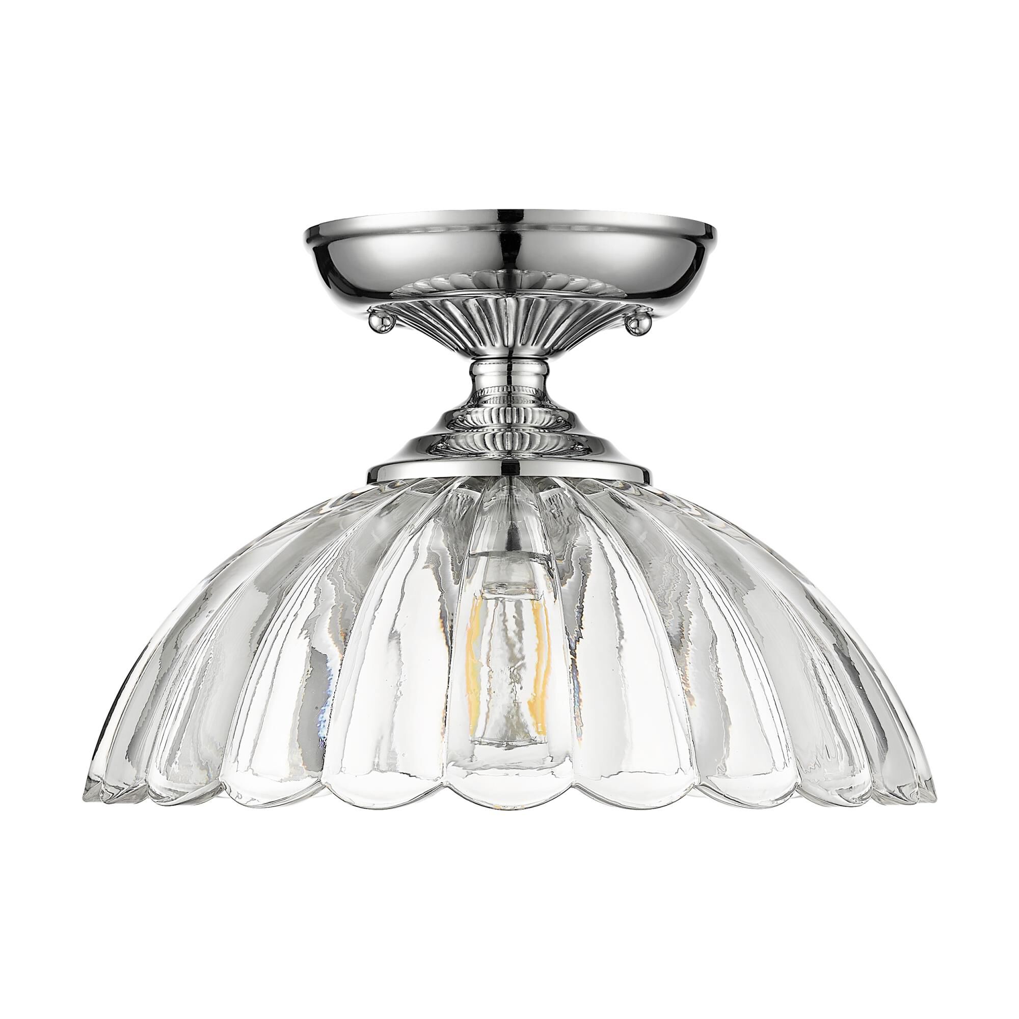 Shown in Clear Glass finish and Clear Glass shade