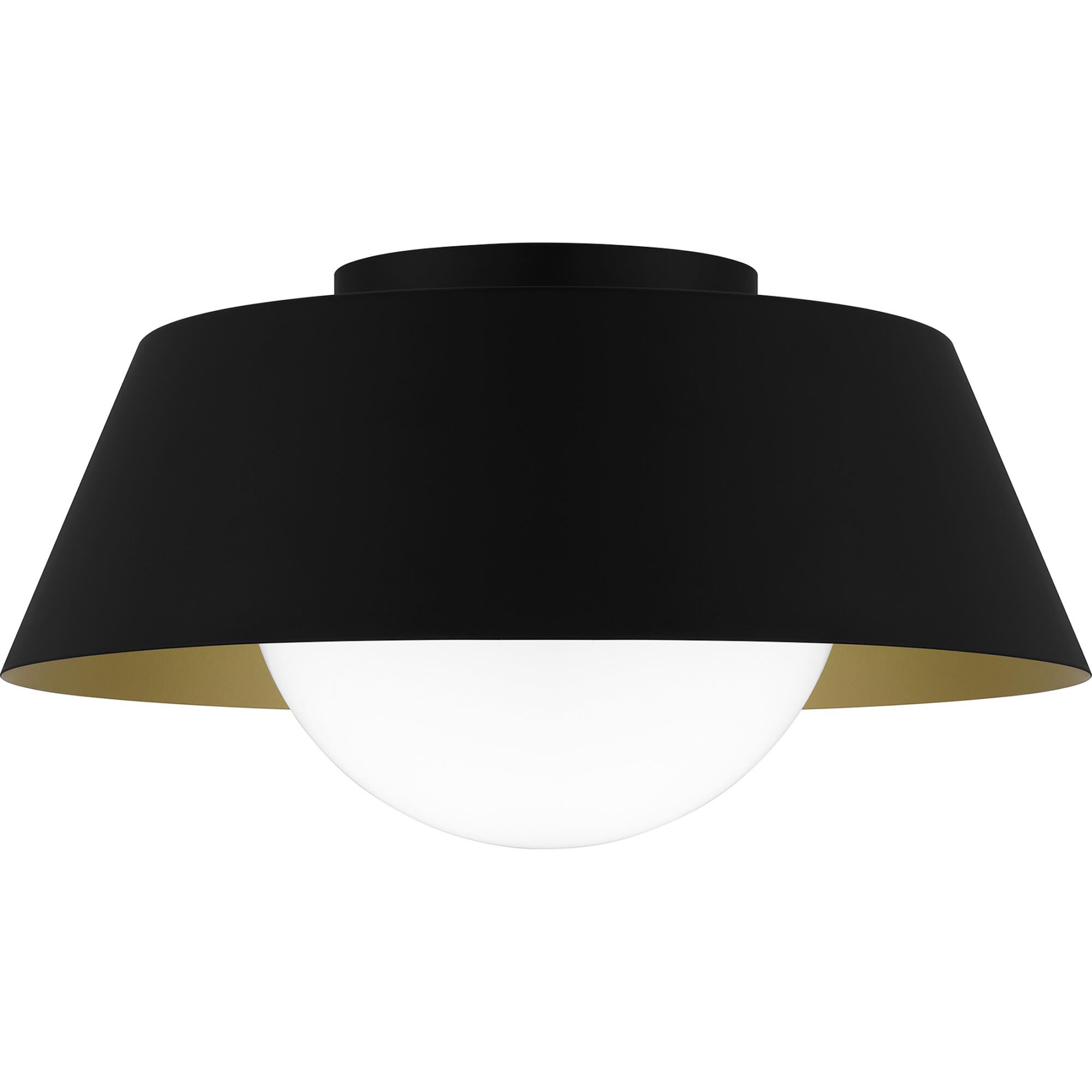 Shown in Matte Black finish and Opal Glass, Clear Glass shade