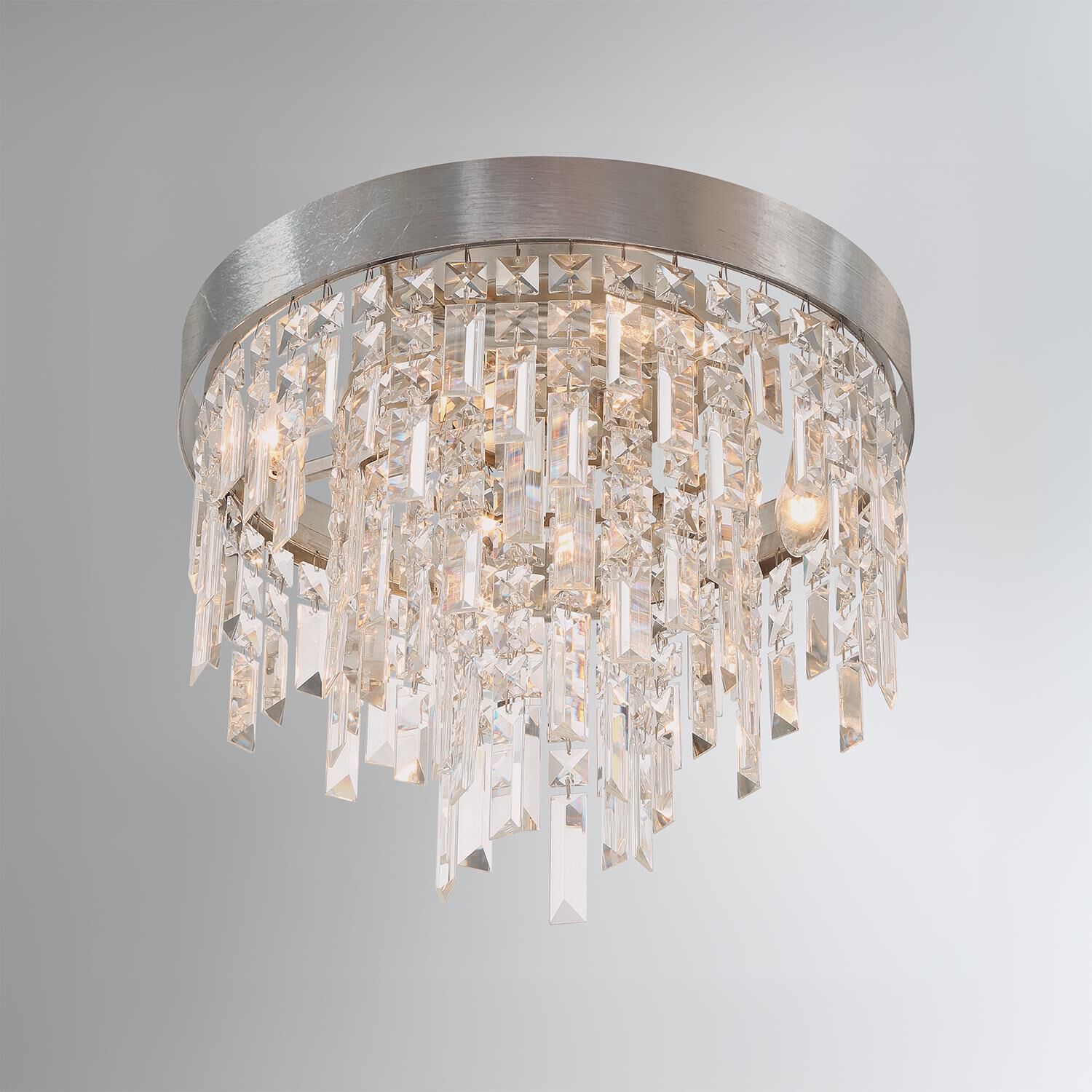 Winfield 16 Inch Flush Mount by Crystorama