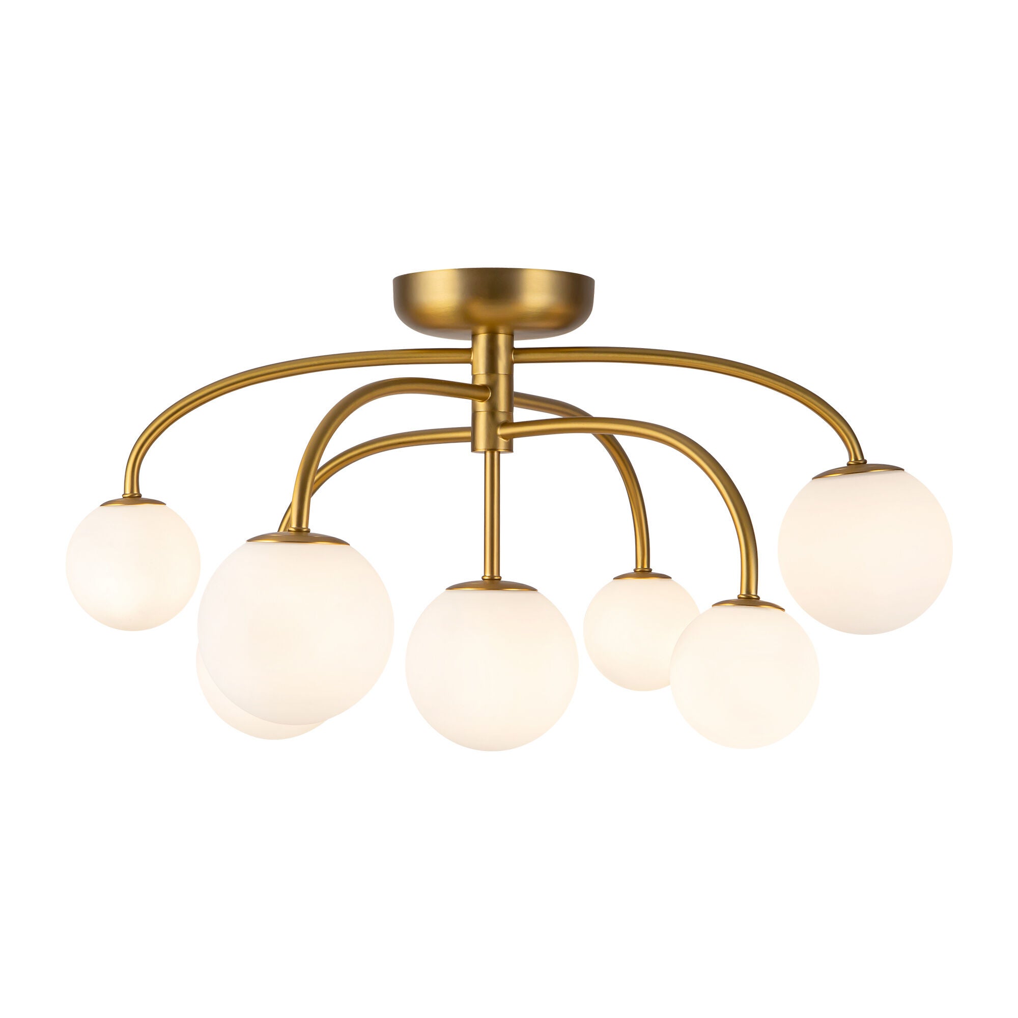 Elisa Carlucci Fiona 27 Inch Semi Flush Mount,
