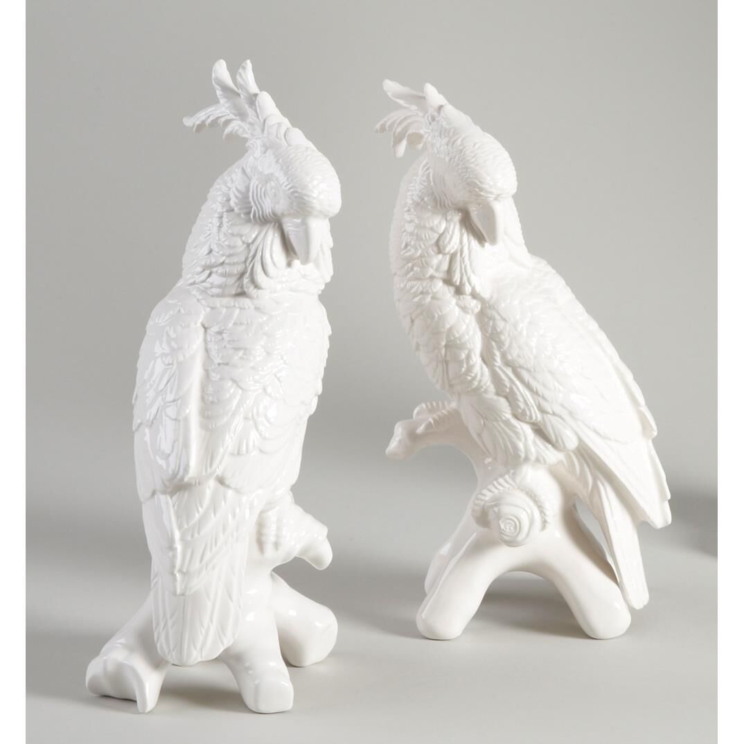 LG COCKATOOS-PAIR Figurine by Chelsea House