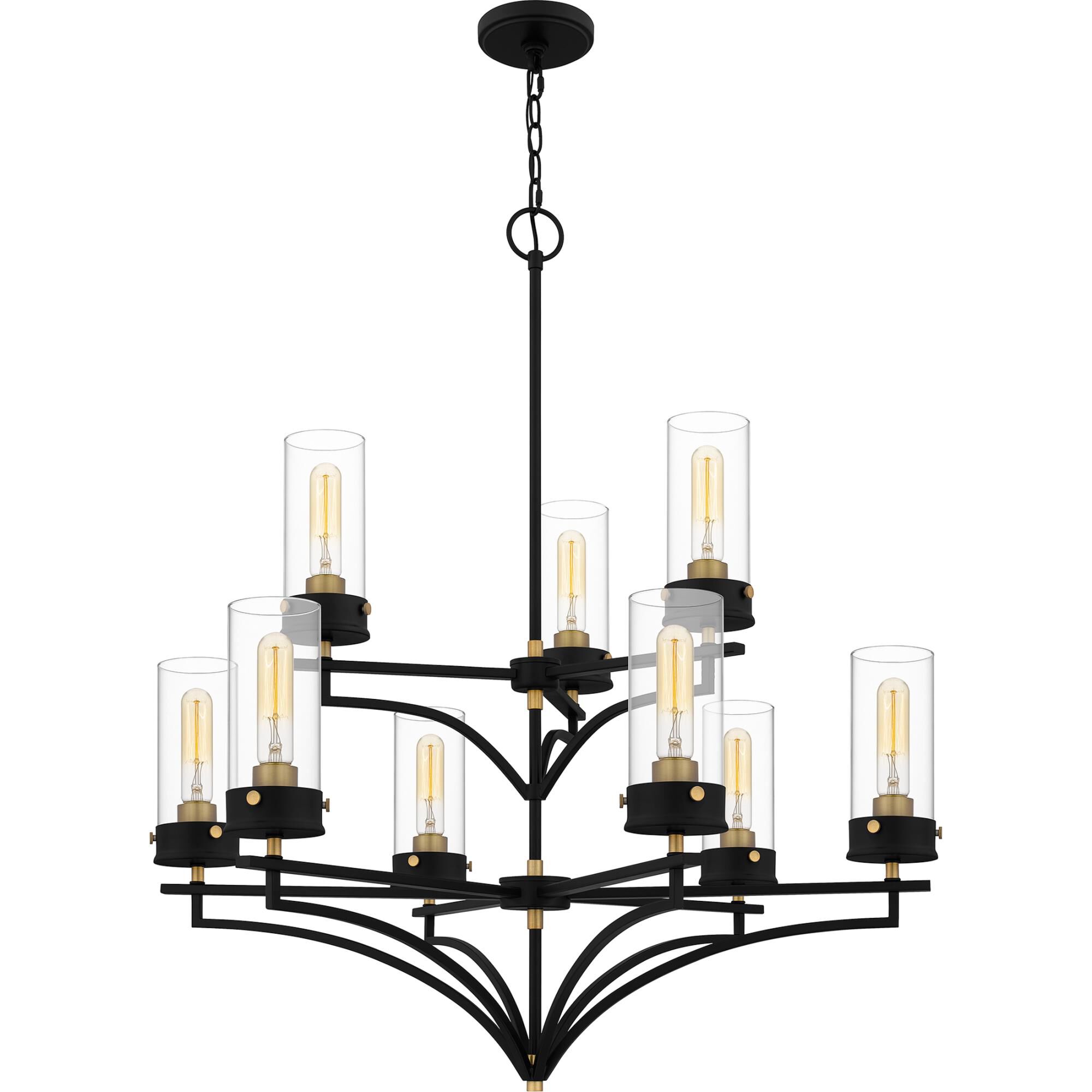 Hillside 31 Inch 9 Light Chandelier by Quoizel