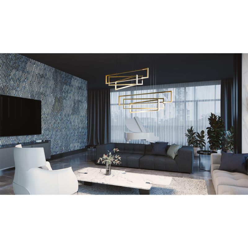 Cole 39 Inch 3 Light LED Linear Suspension Light by AFX Lighting
