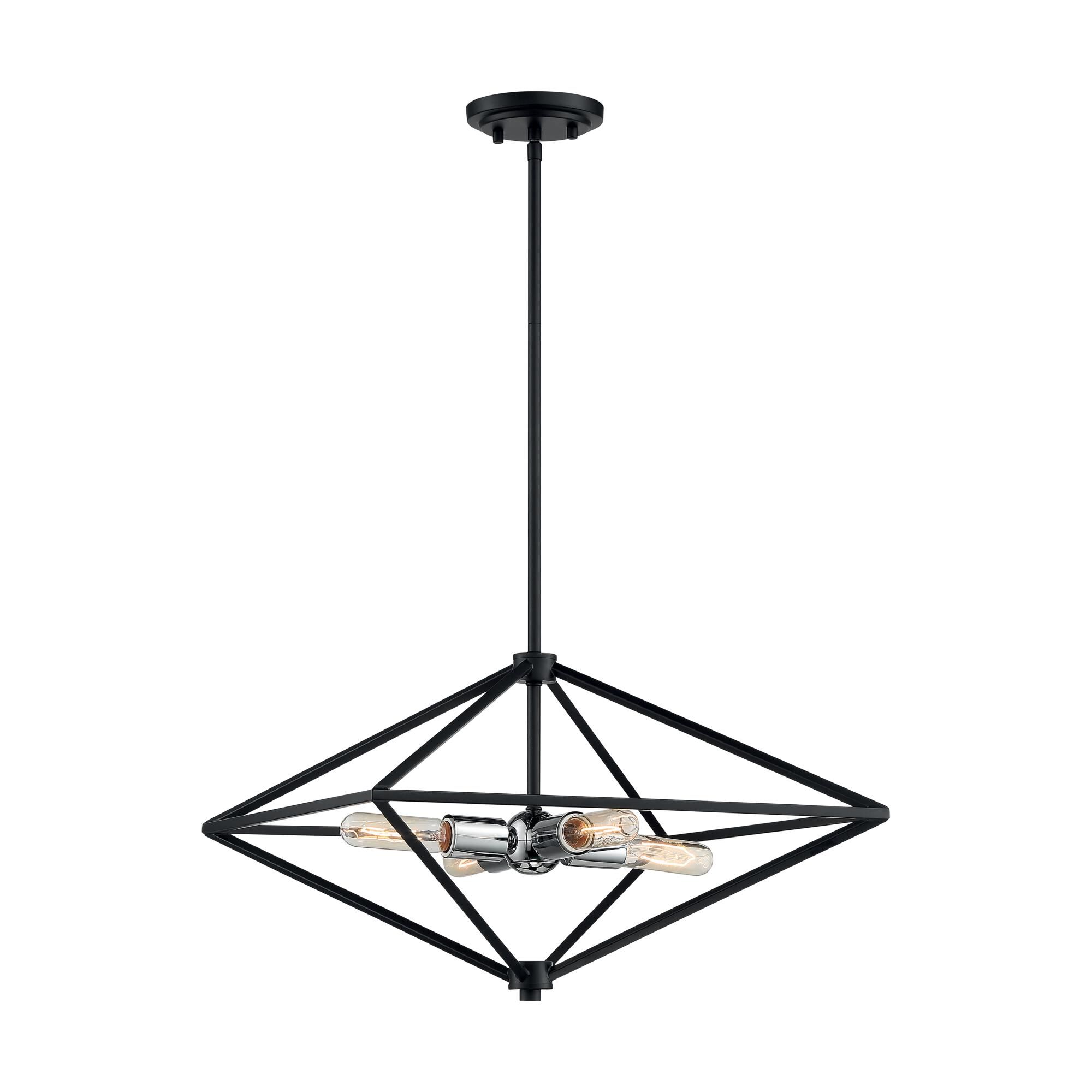 Legend 19 Inch 4 Light Mini Chandelier by Nuvo Lighting