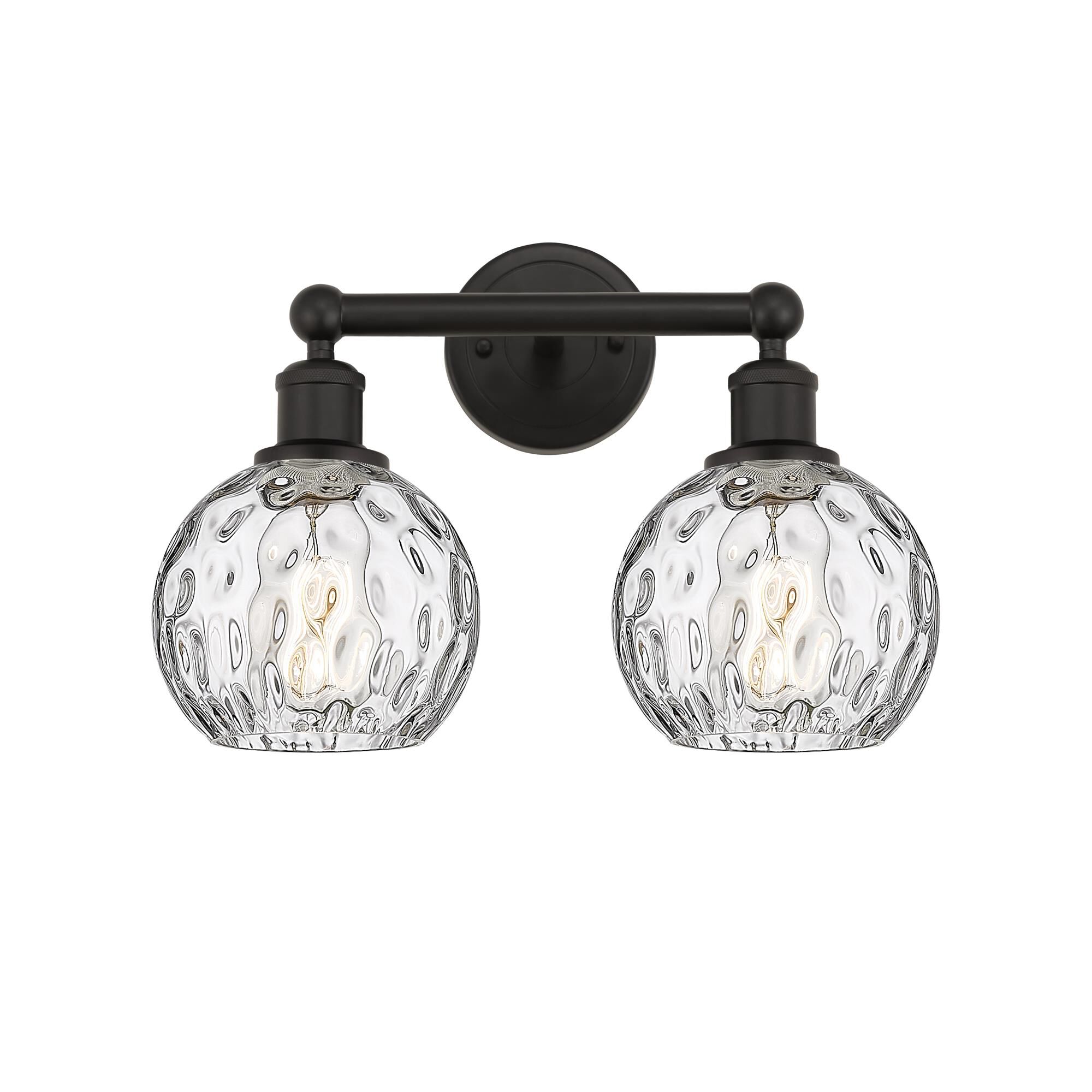 Bruno Marashlian Athens Water Glass 15 Inch 2 Light Bath Vanity Light by Innovations Lighting