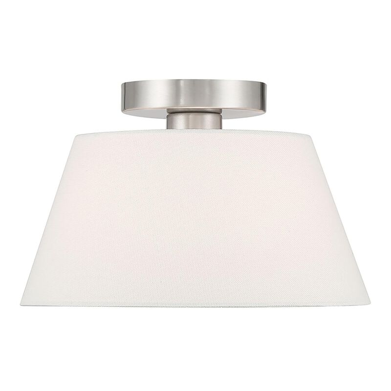 12 Inch Semi Flush Mount by Meridian Lighting