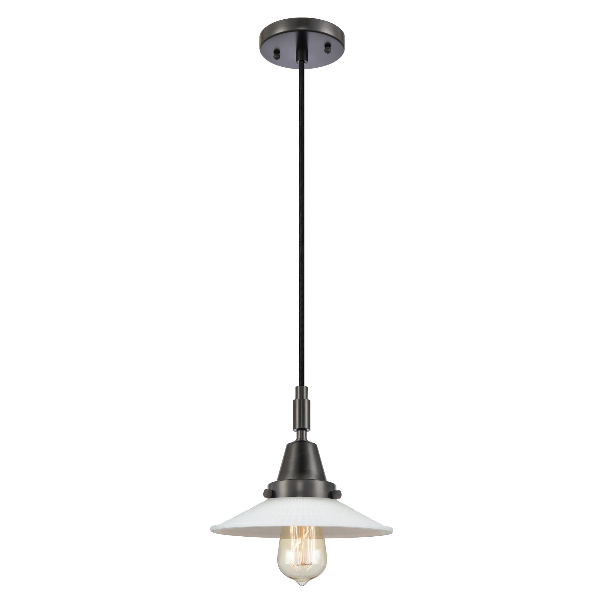 Bruno Marashlian Halophane 9 Inch Mini Pendant by Innovations Lighting