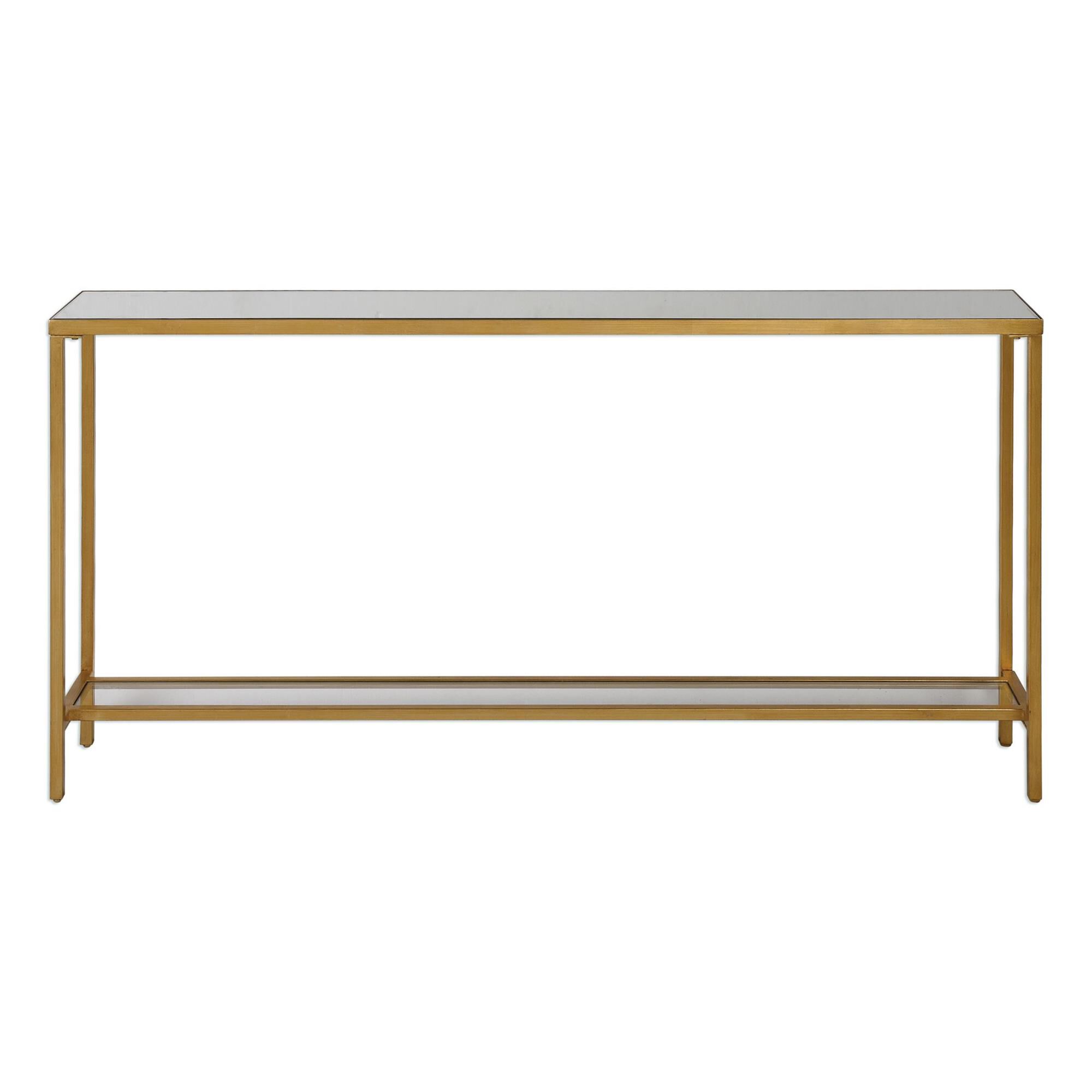 Shown in Antiqued Gold Leaf finish