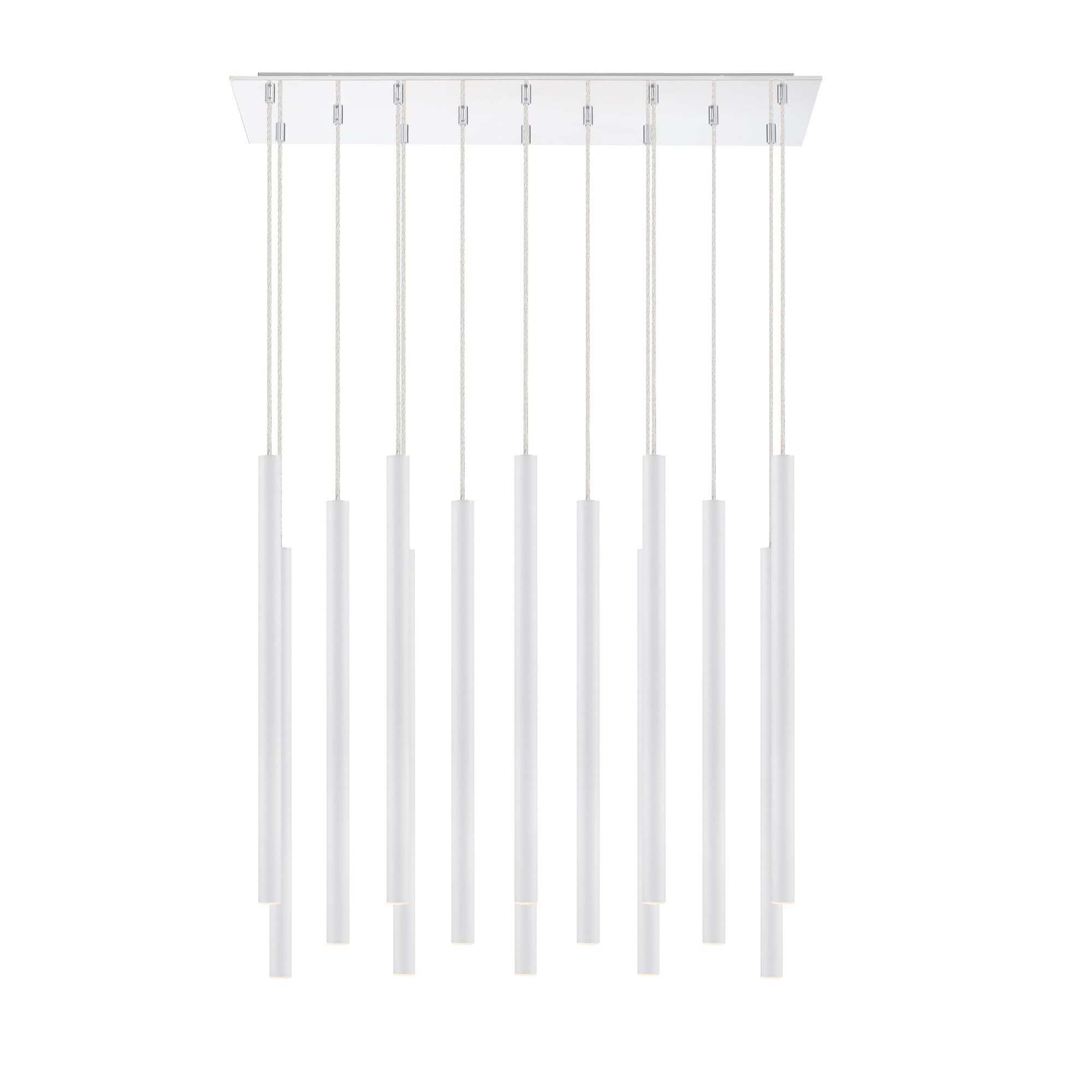 Forest 32 Inch 14 Light LED Linear Suspension Light by Z-Lite