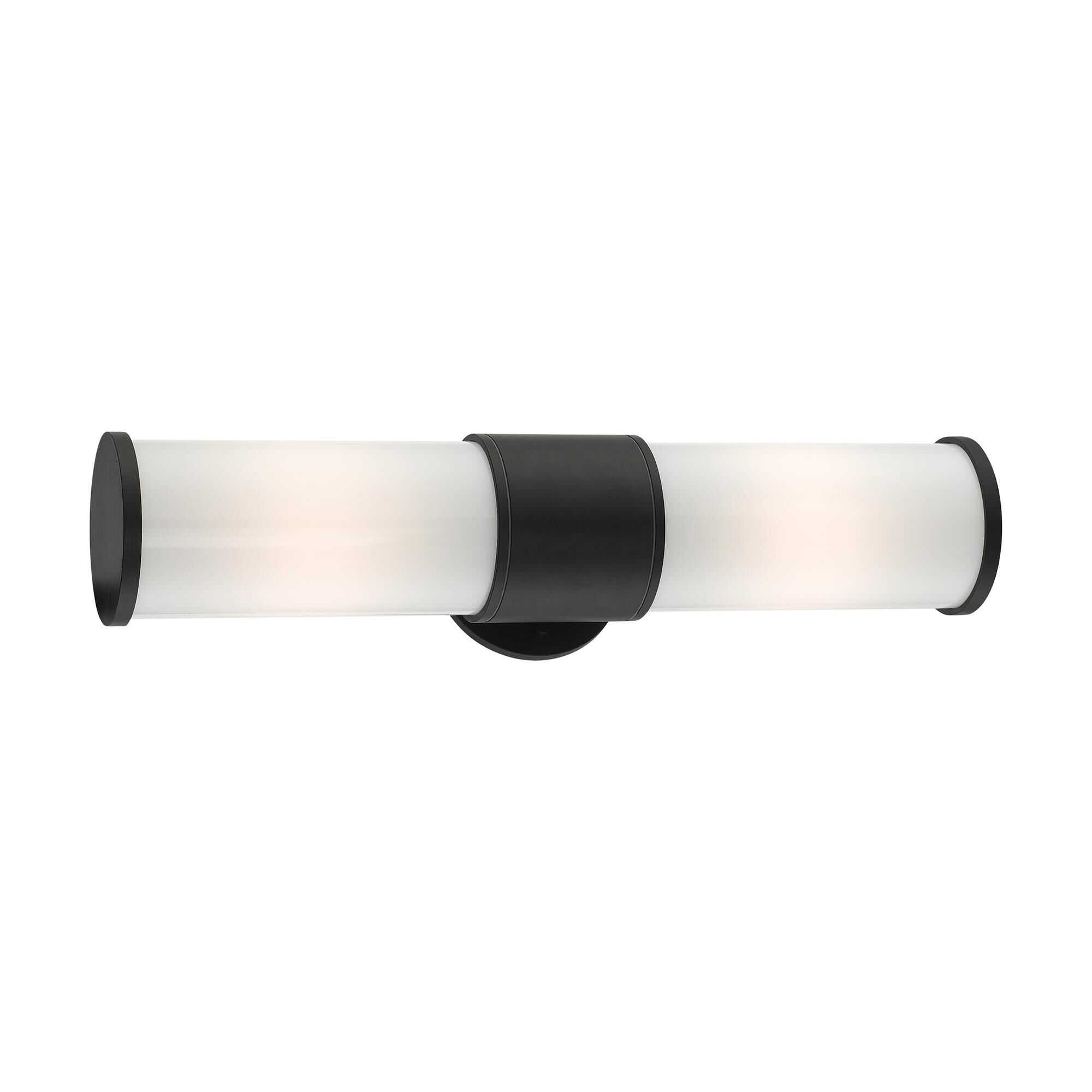 Shown in Textured Black finish and Satin Opal White glass and Satin Opal White Glass shade