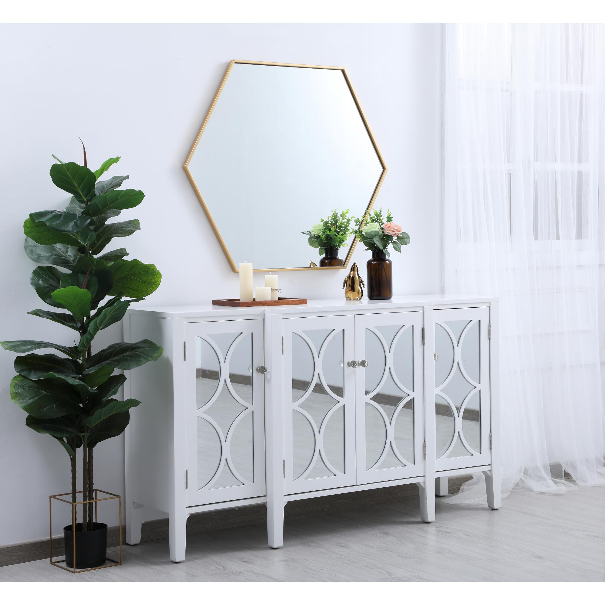 Shown in Brass finish