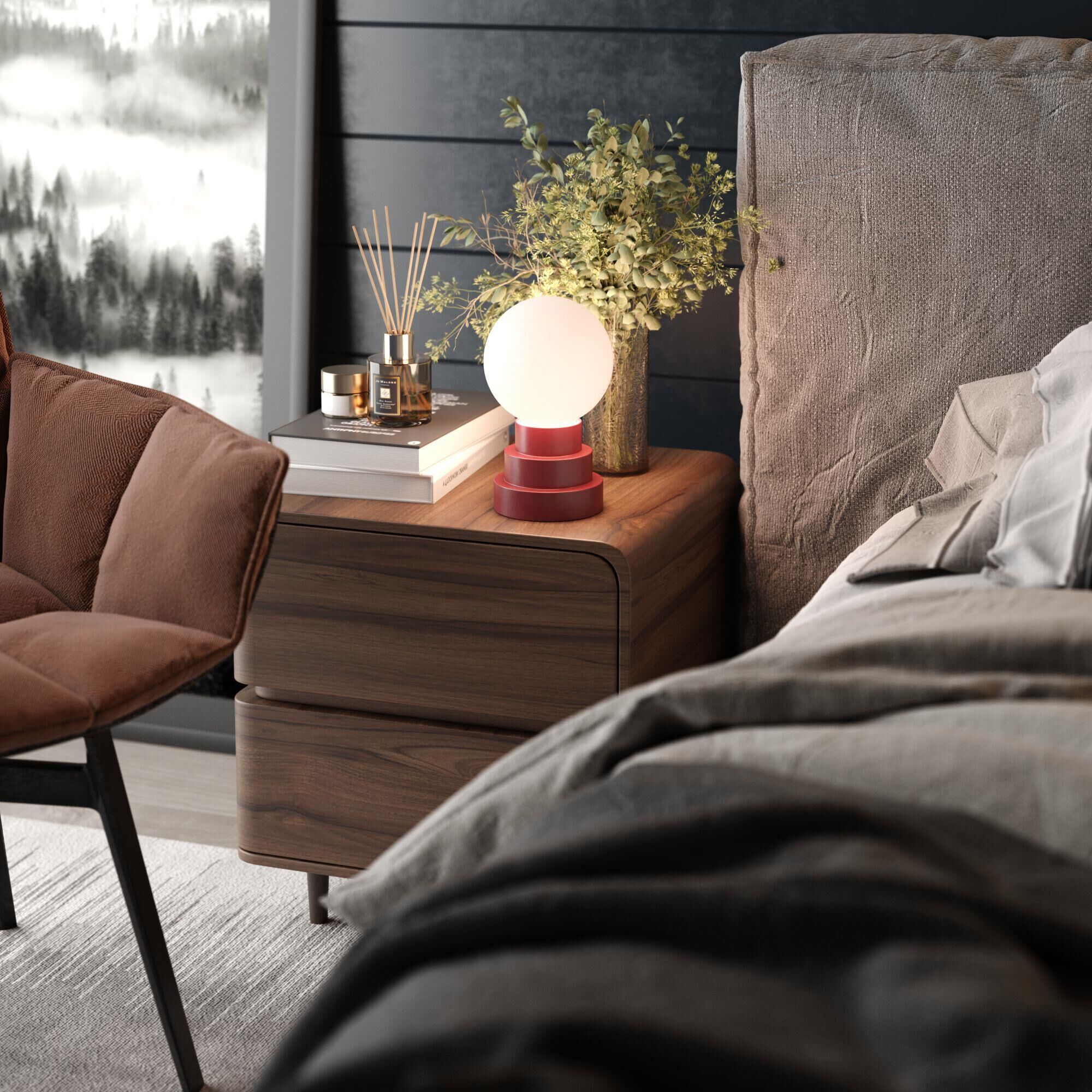 Shown in Oxblood finish