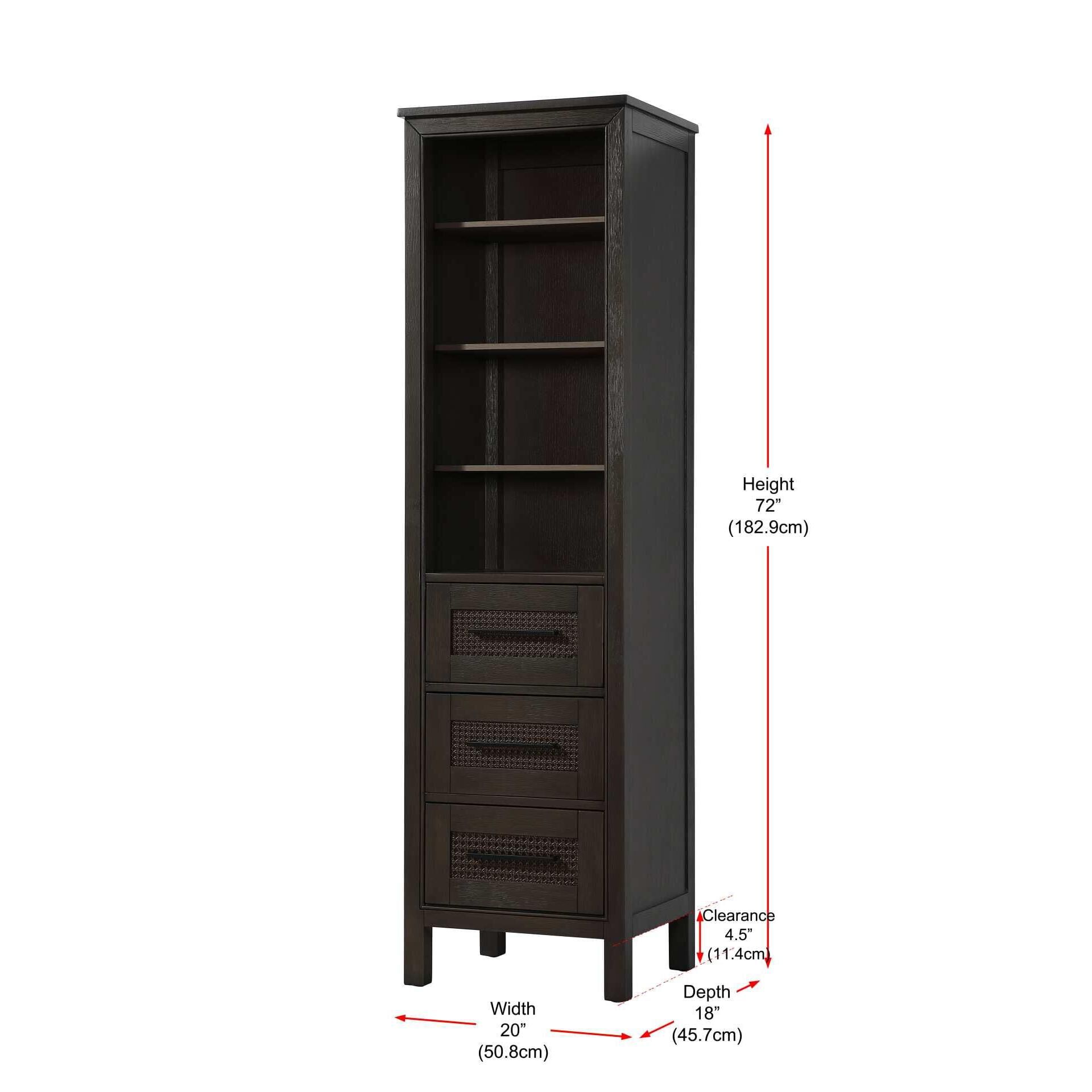 Shown in Chocolate Oak finish