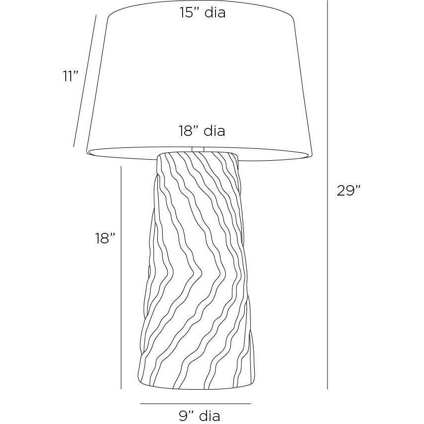 Huron 29 Inch Table Lamp by Arteriors Home