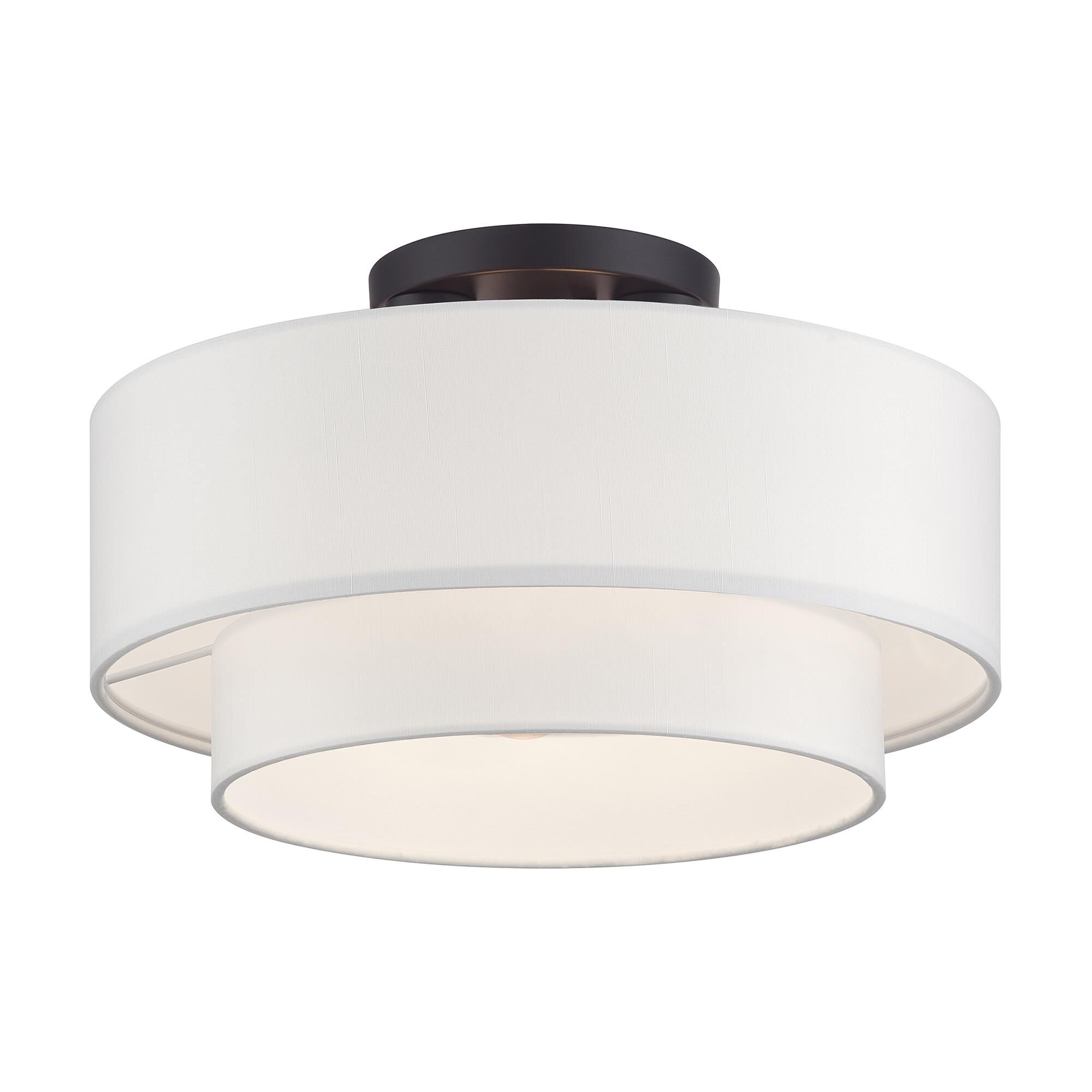 Manorwood 15 Inch Semi Flush Mount by Livex Lighting