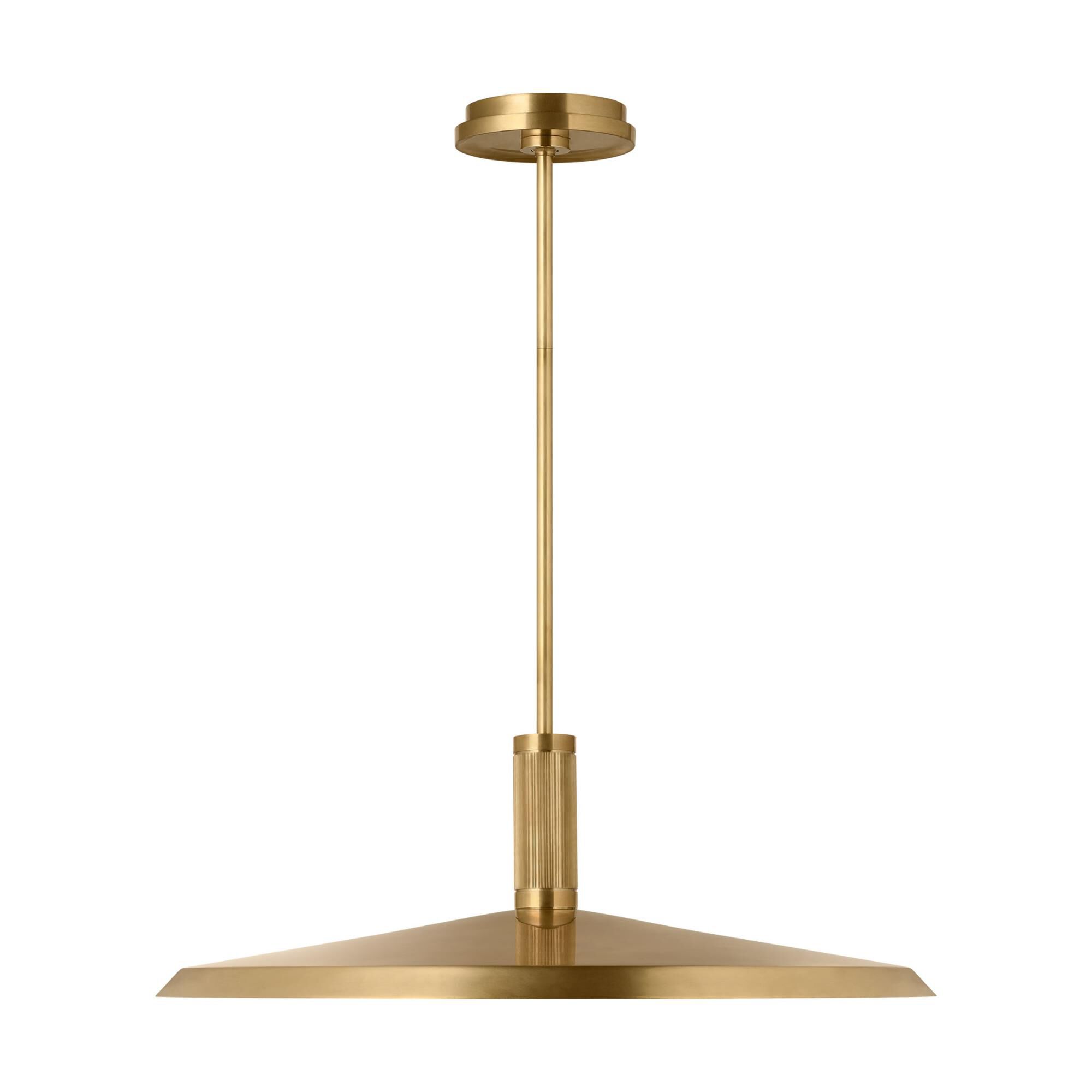 Shown in Hand Rubbed Antique Brass finish and Hand Rubbed Antique Brass shade