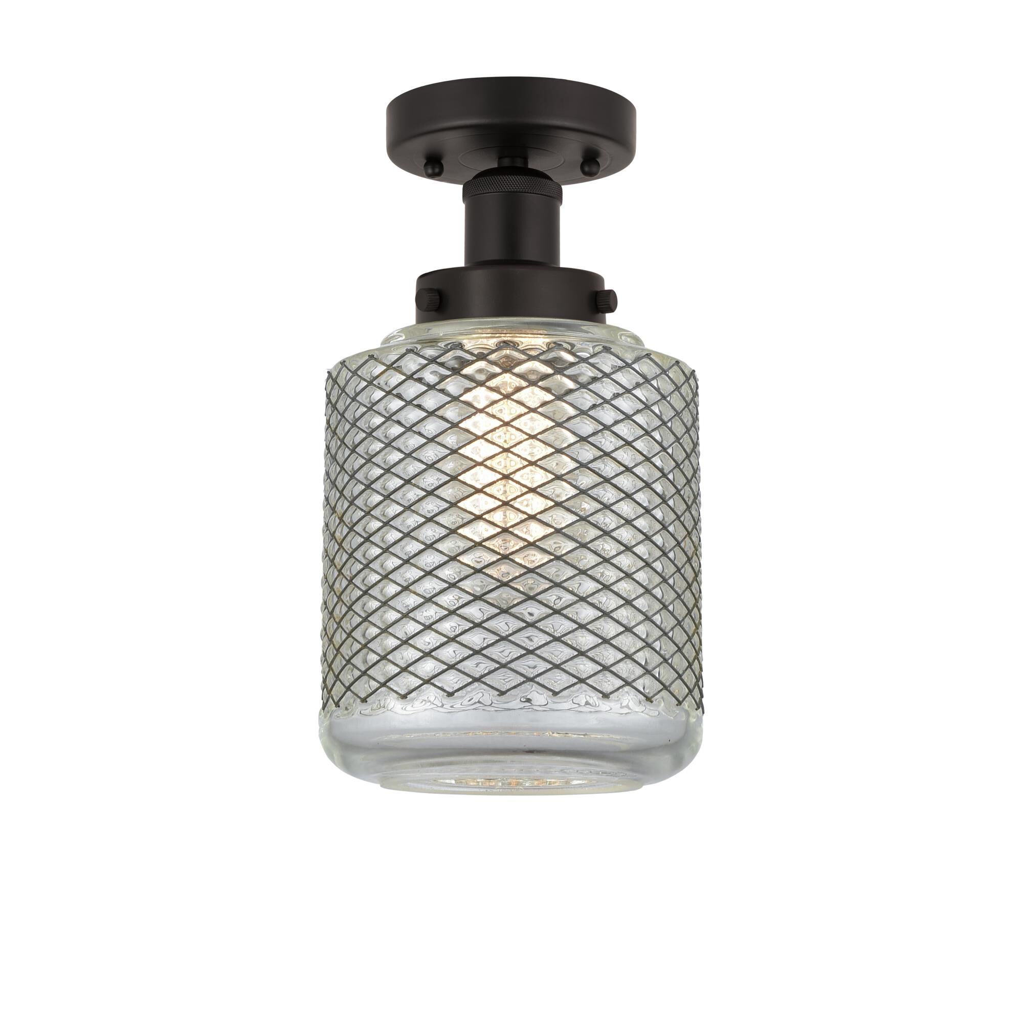 Bruno Marashlian Stanton 6 Inch 1 Light Semi Flush Mount by Innovations Lighting