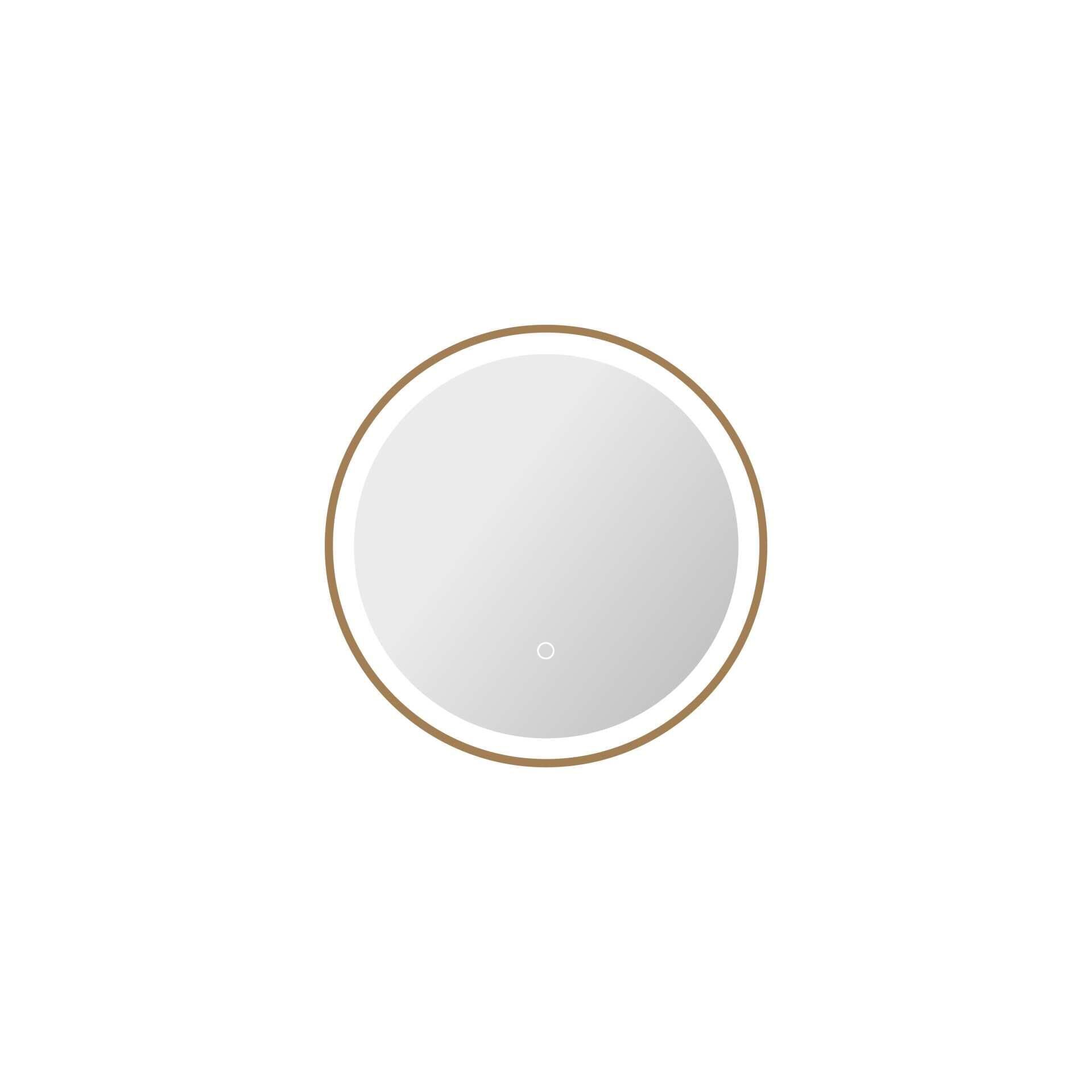 Harmoni 21 Inch Round LED Lighted Mirror by Elegant Decor