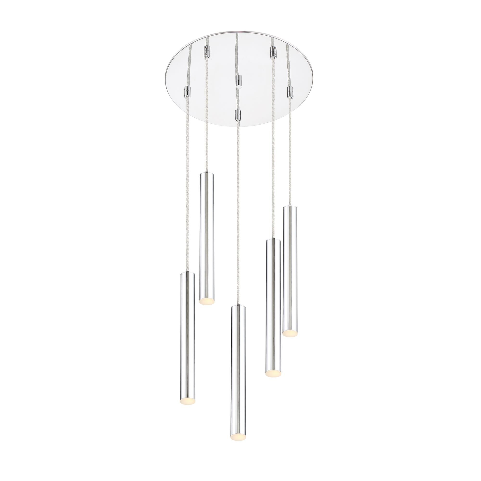 Shown in Chrome finish and Steel glass and Steel shade