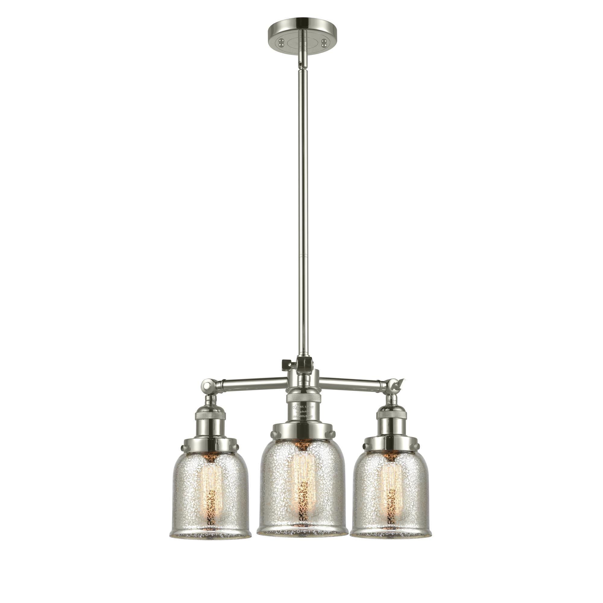 Bruno Marashlian Bell 19 Inch 3 Light Mini Chandelier by Innovations Lighting