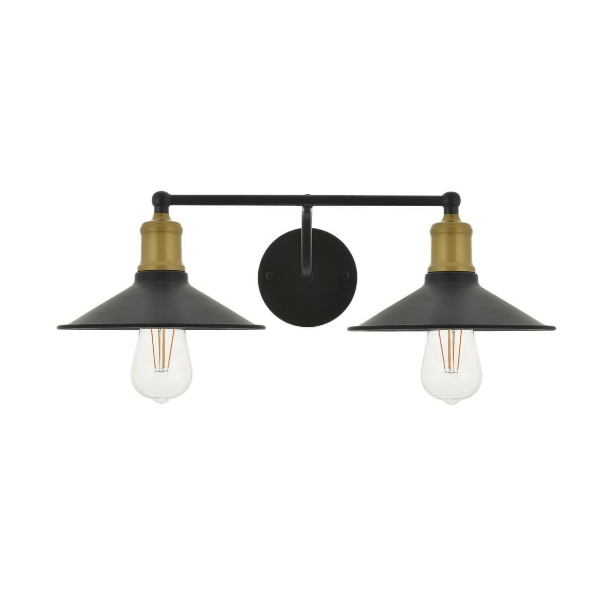 Shown in Brass And Black finish