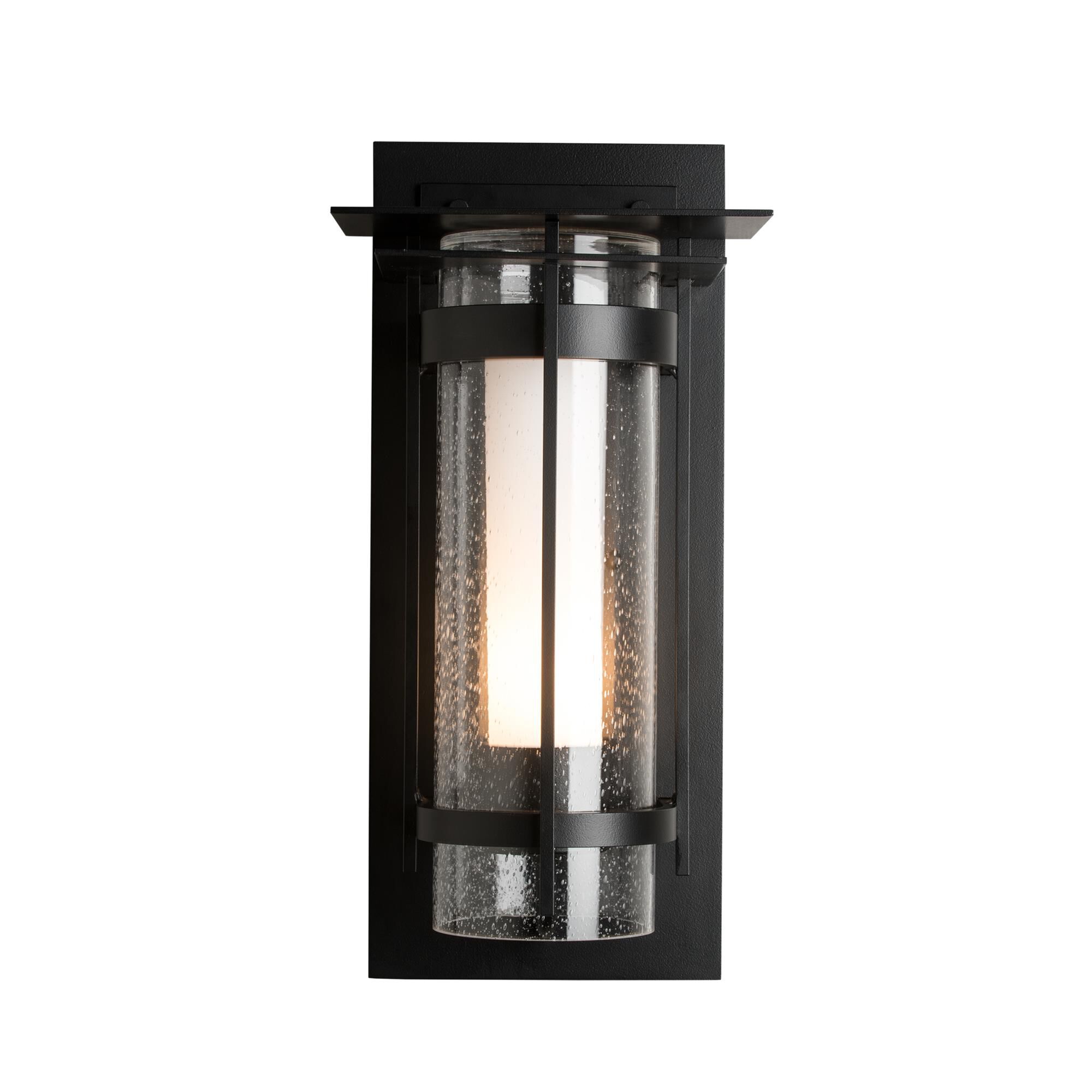 Hubbardton Forge Banded 16 Inch Tall Outdoor Wall Light