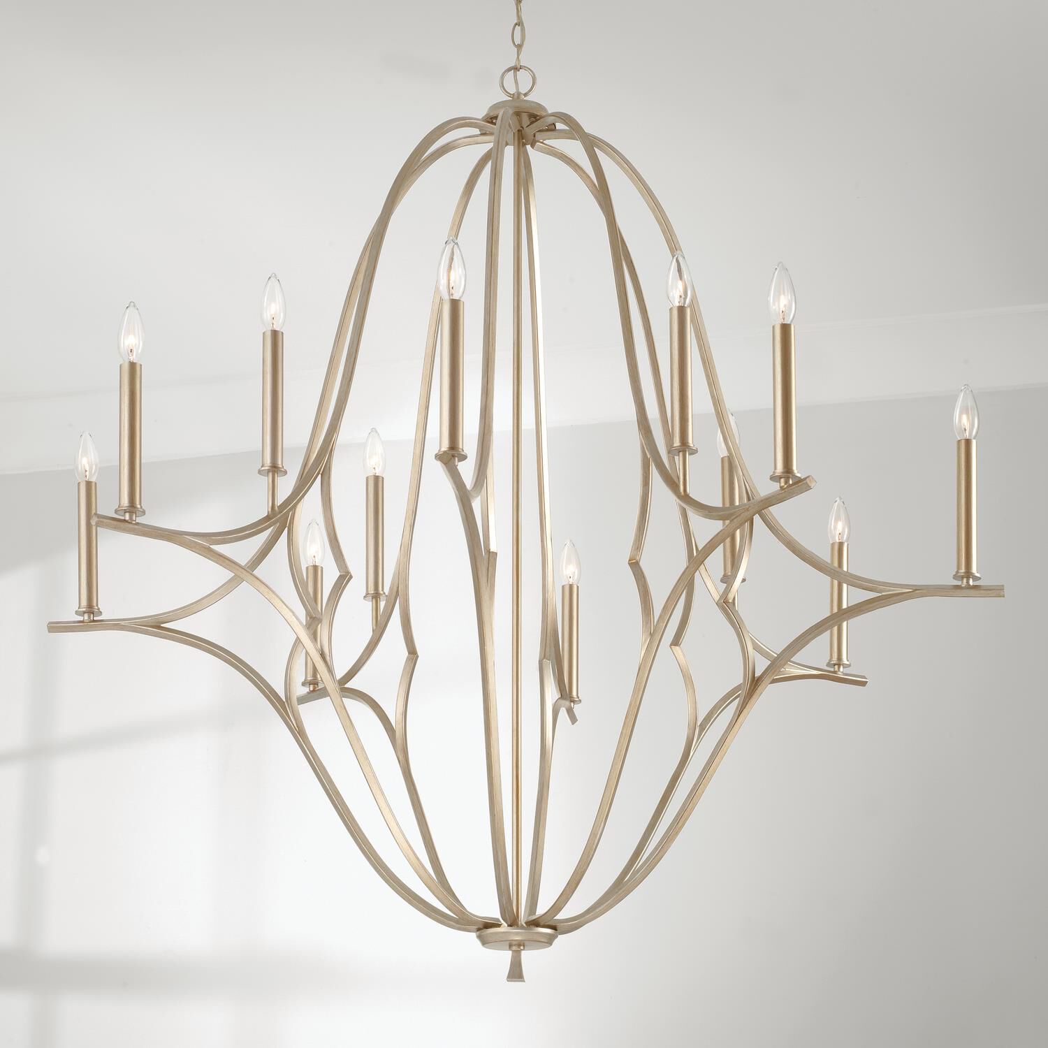 Claire 48 Inch 12 Light Chandelier | Capitol Lighting