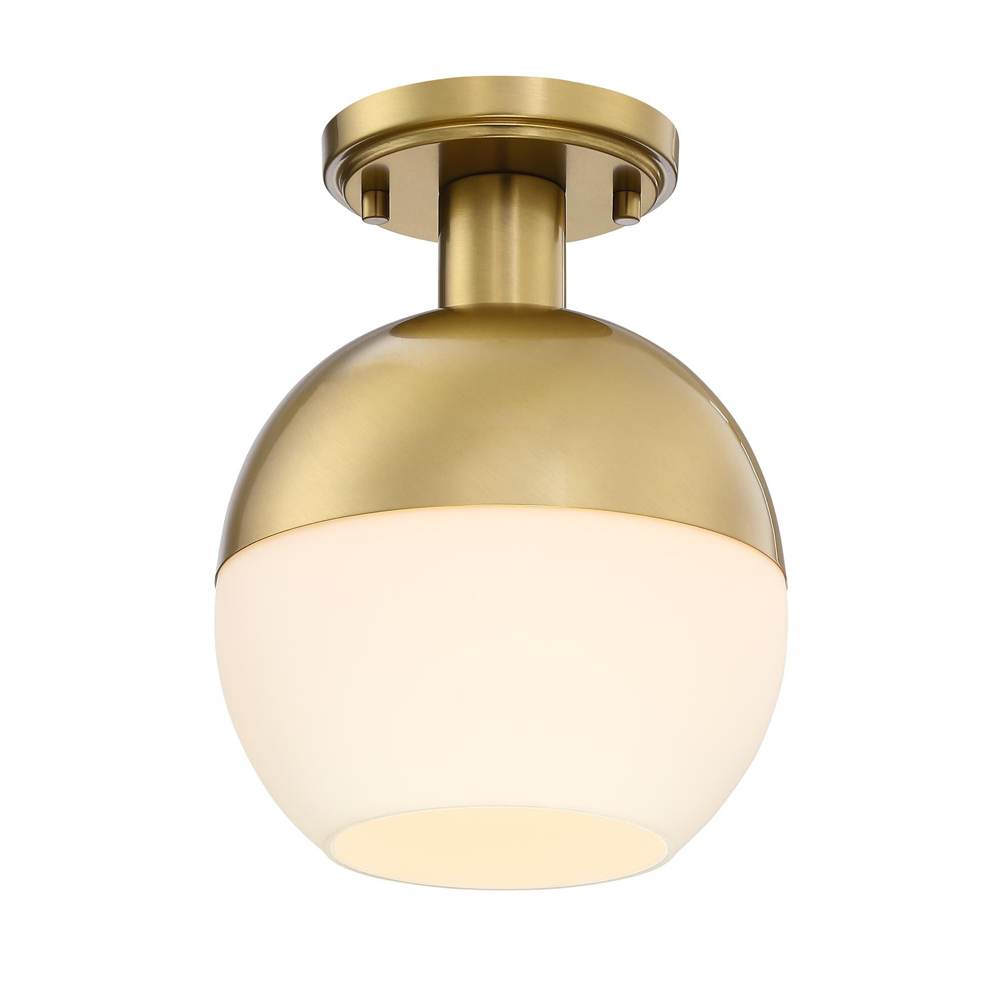 Linden 8 Inch Semi Flush Mount by Designers Fountain