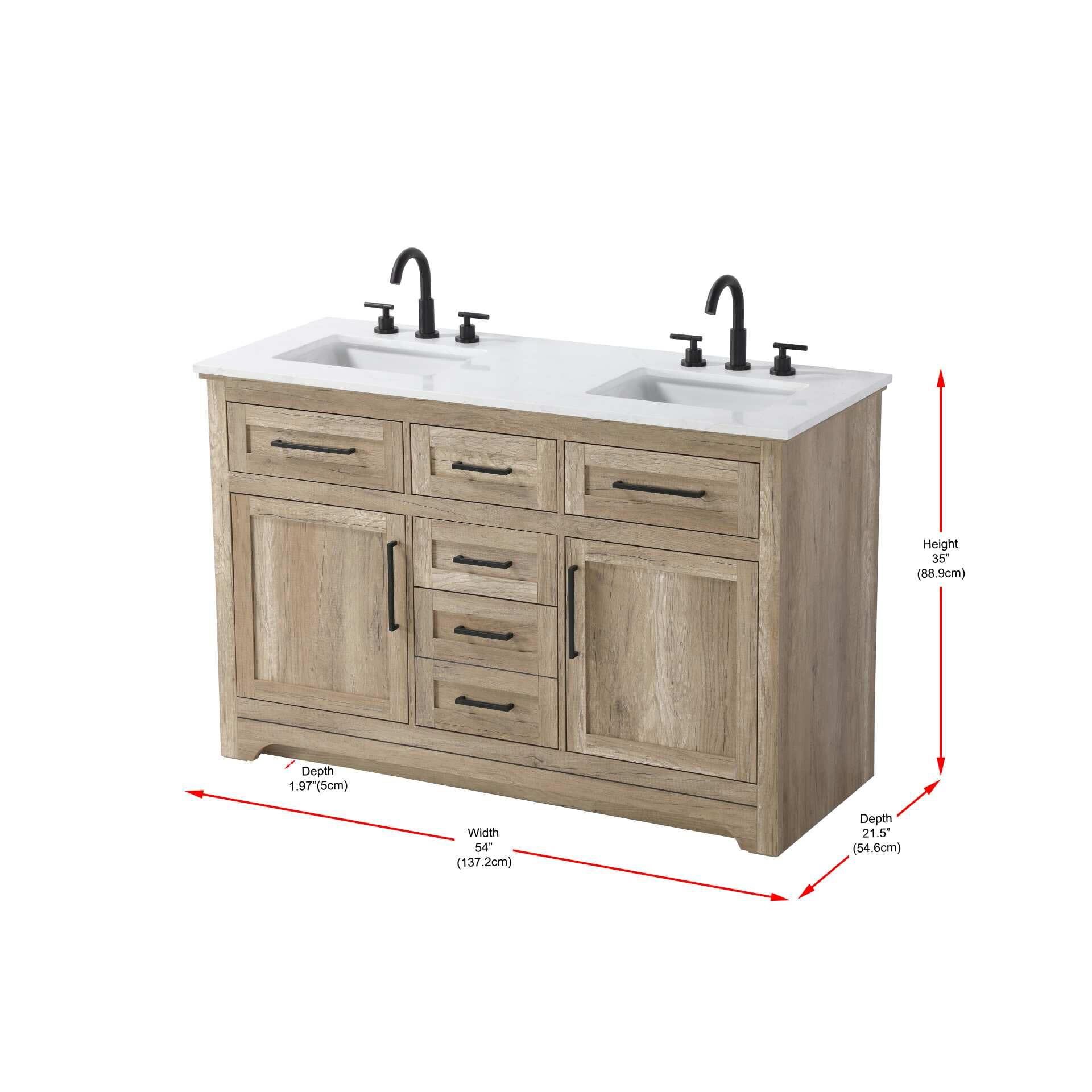 Remington 54 Inch Bath Vanity by Elegant Decor