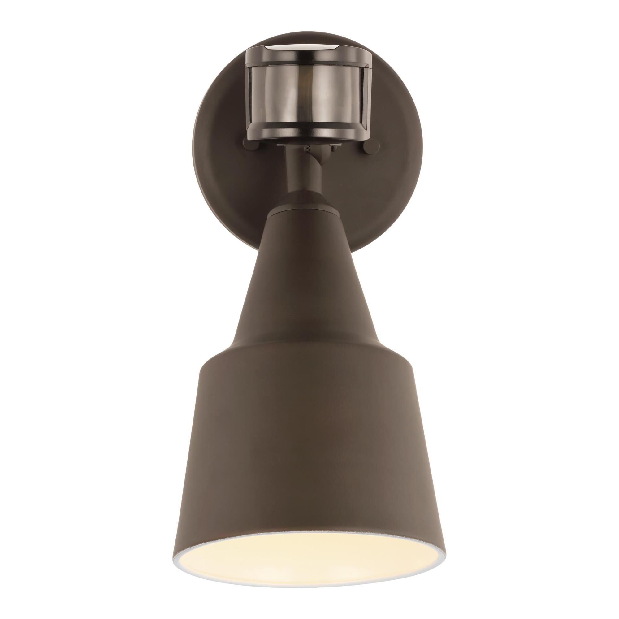 Shown in Antique Bronze finish and Antique Bronze glass and Antique Bronze Aluminum shade