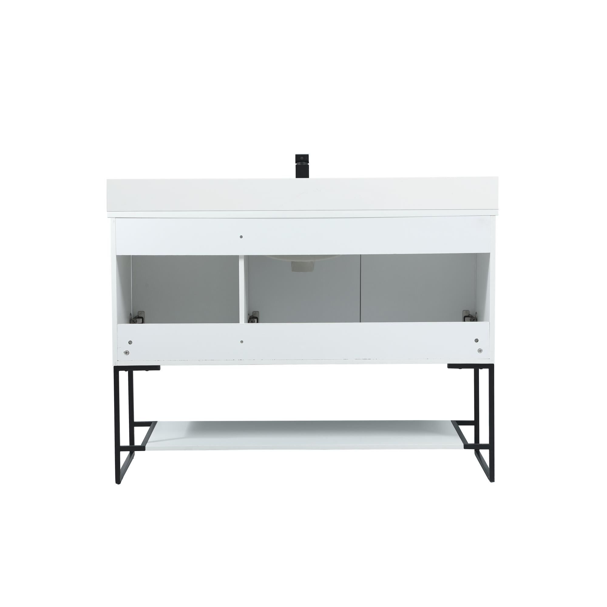 Shown in White finish