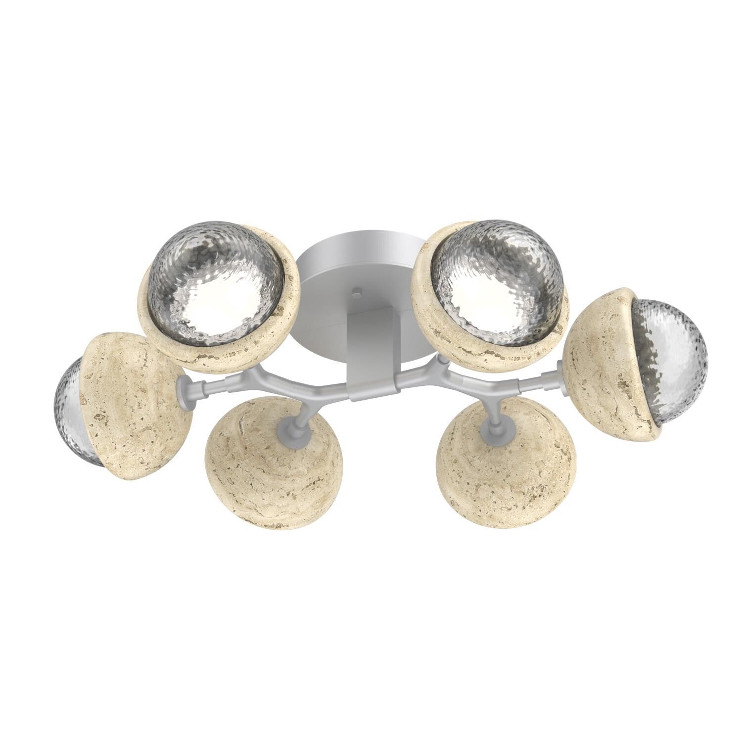 Levi Wilson Cabochon 27 Inch Flush Mount by Hammerton Studio