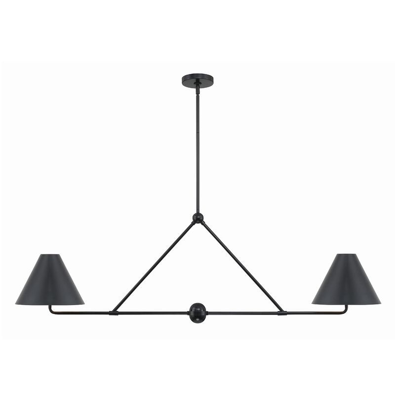 Xavier 54 Inch Linear Chandelier by Crystorama