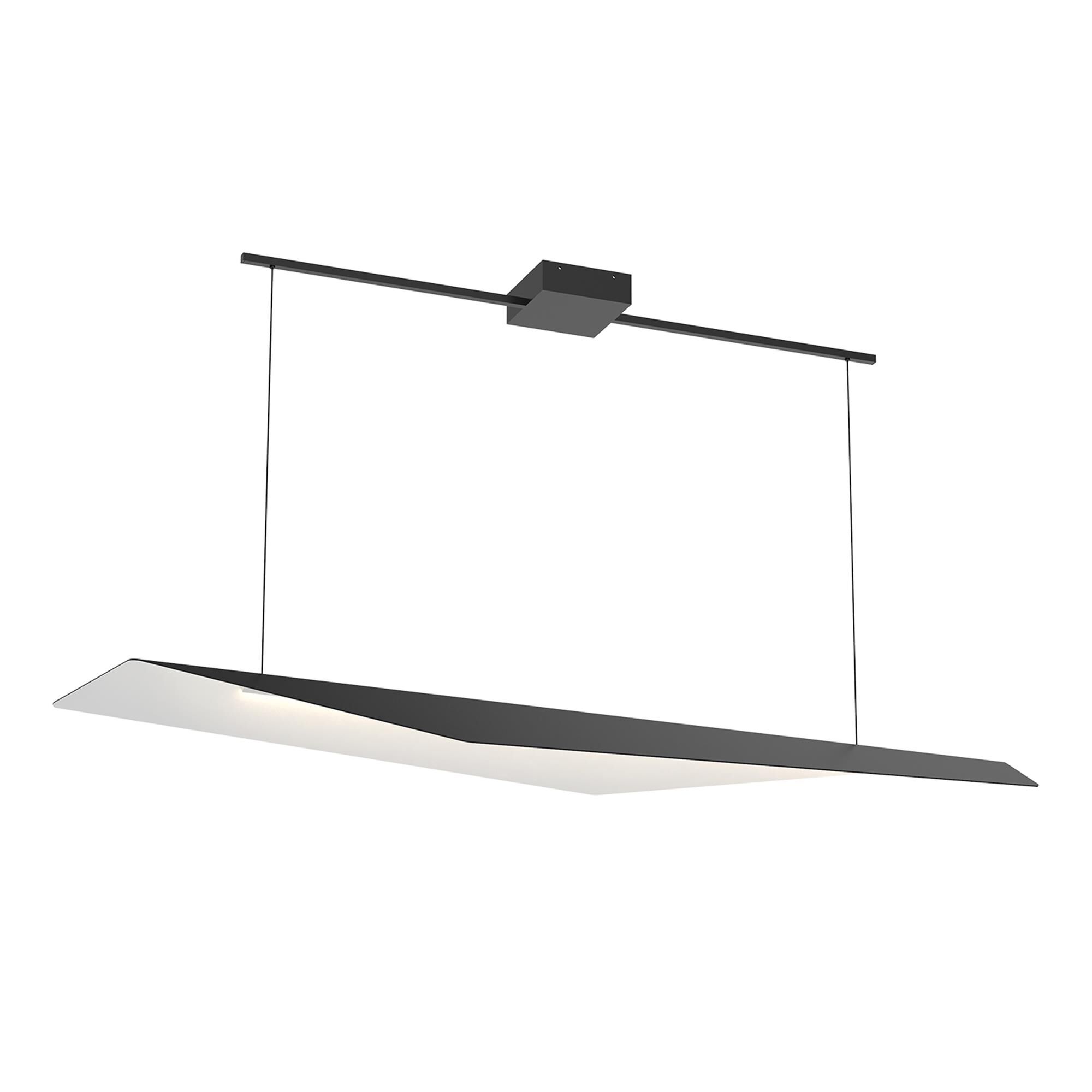 Shown in Black/White finish and Metal shade