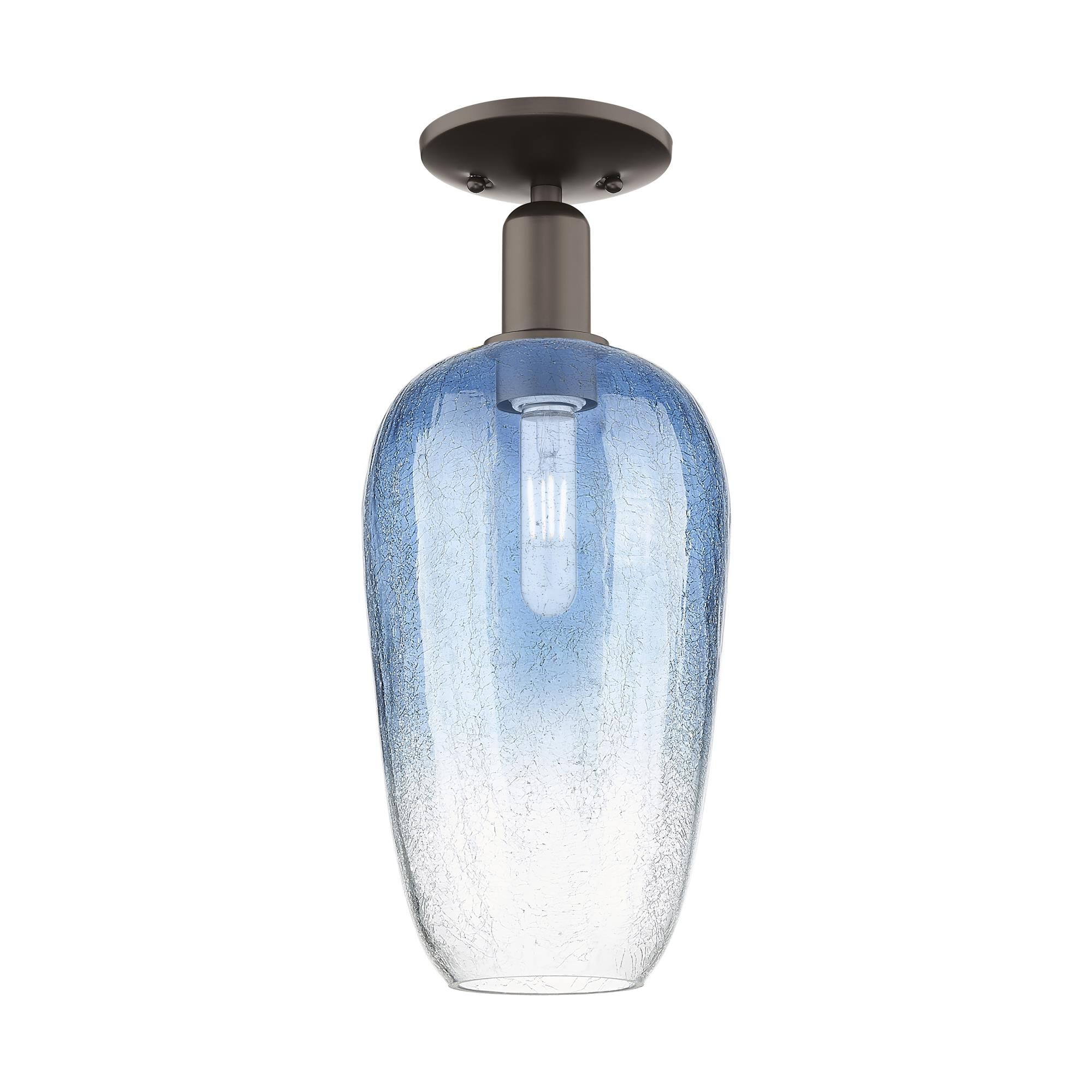 Bruno Marashlian Brookhaven Flute 7 Inch Semi Flush Mount by Innovations Lighting