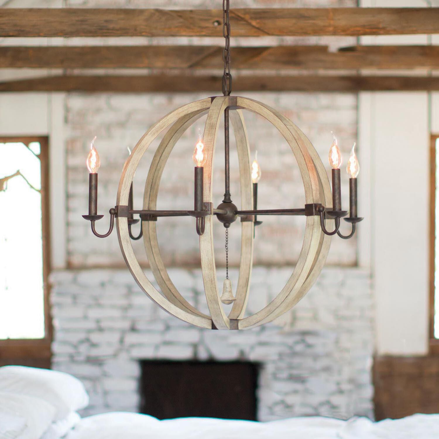 Middlefield 31 Inch 6 Light Chandelier by Fredrick Ramond