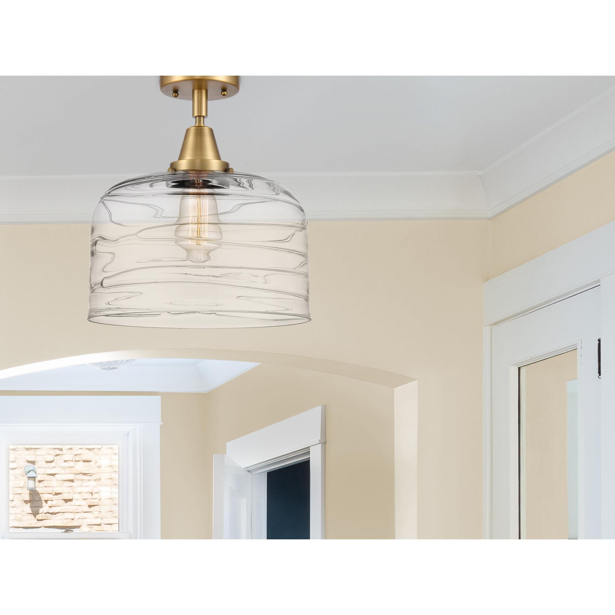 Bruno Marashlian Bell 12 Inch 1 Light Flush Mount by Innovations Lighting