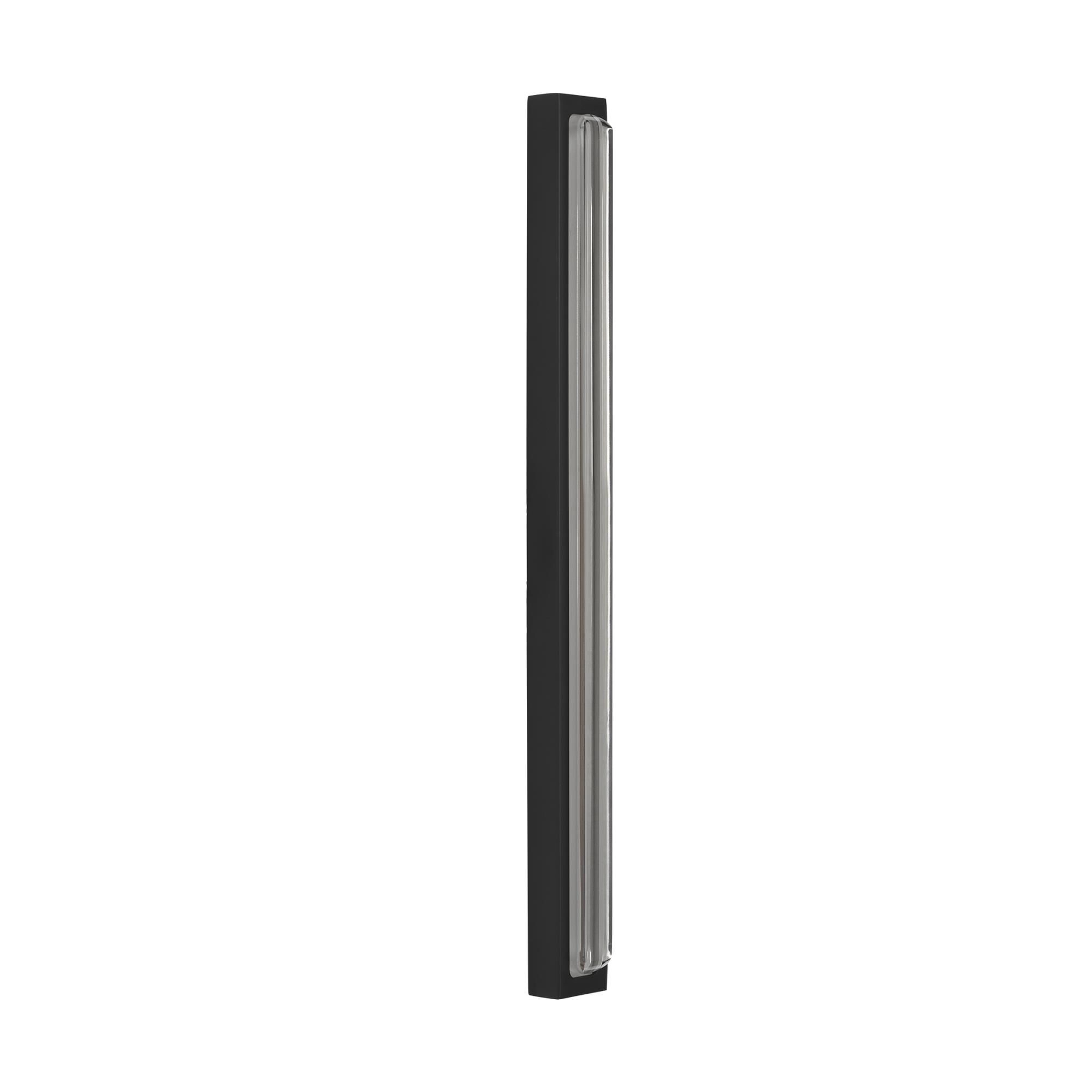 Shown in Nightshade Black finish and Clear Crystal glass