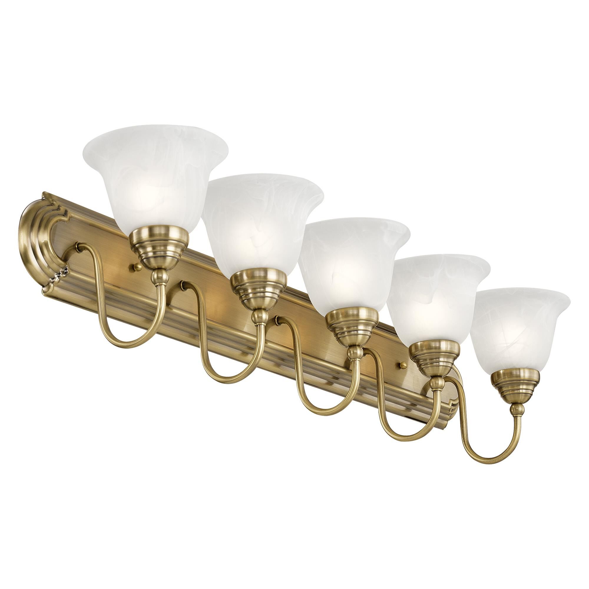 Belmont 36 Inch 5 Light Bath Vanity Light by Livex Lighting