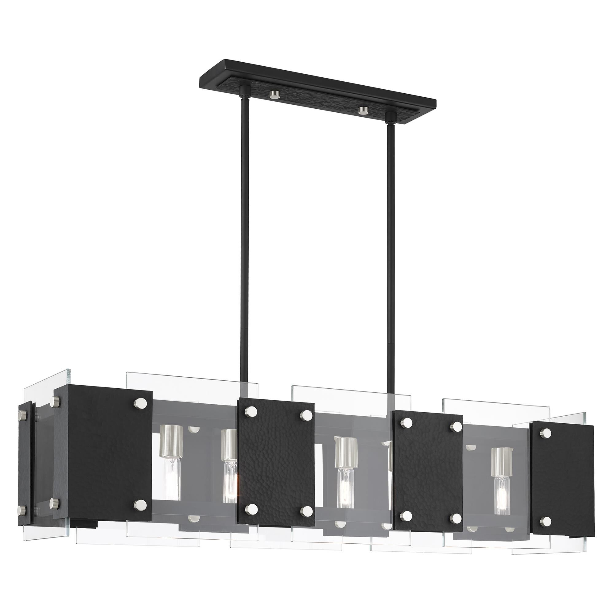 Barcelona 44 Inch 8 Light Linear Suspension Light by Livex Lighting