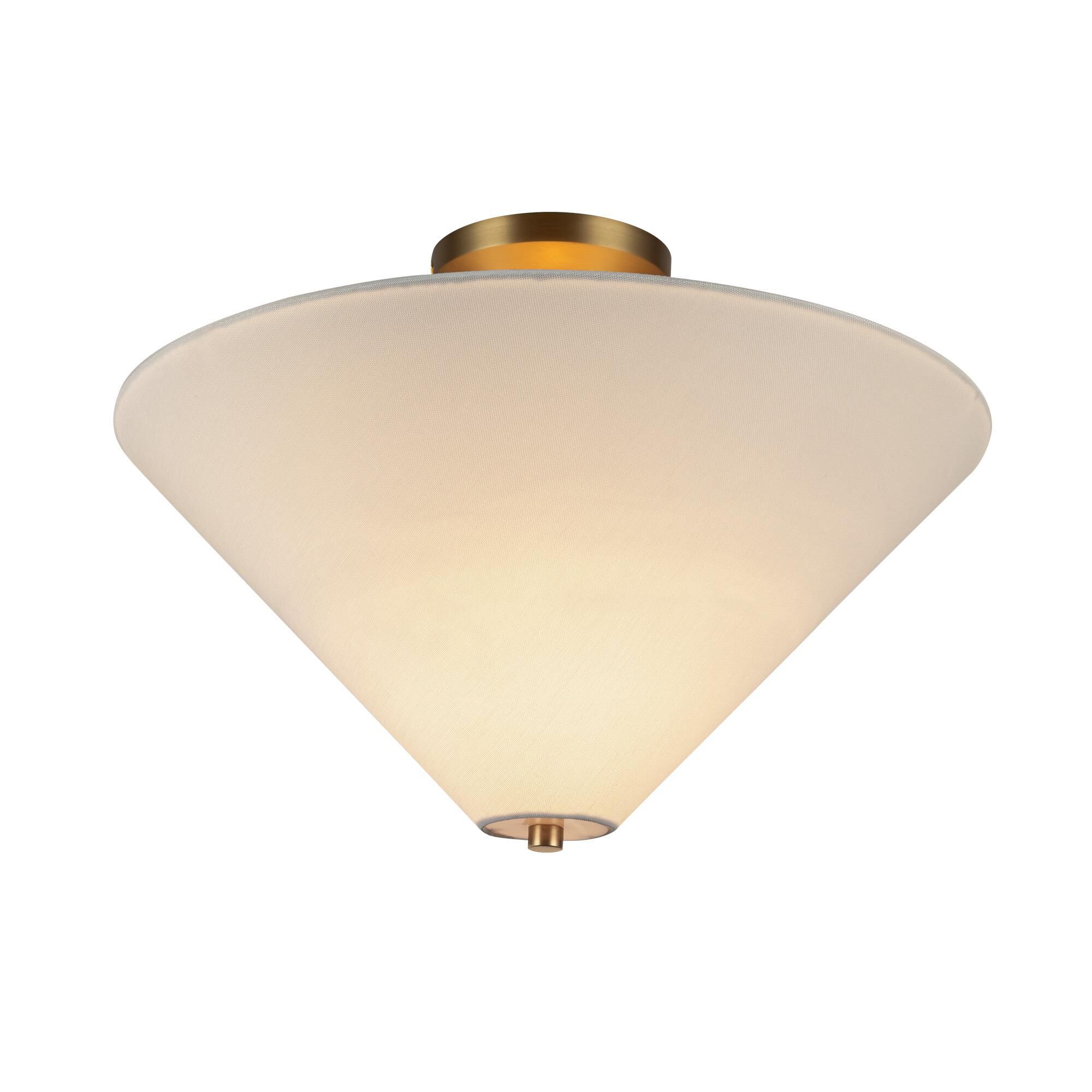 Peyton Fox Bridgette 16 Inch Semi Flush Mount,