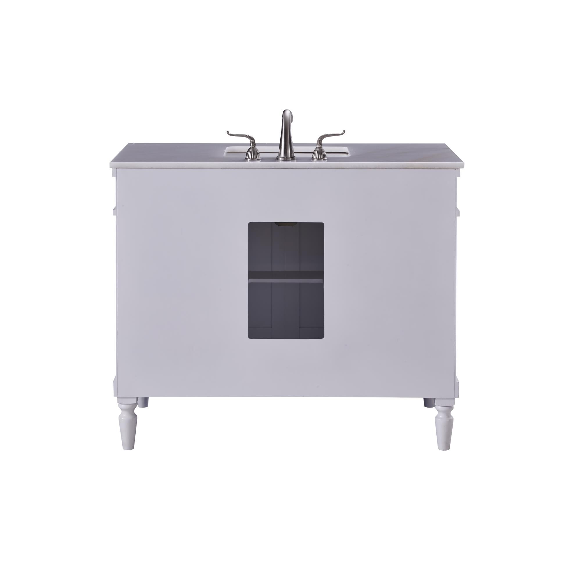 Shown in Antique White finish