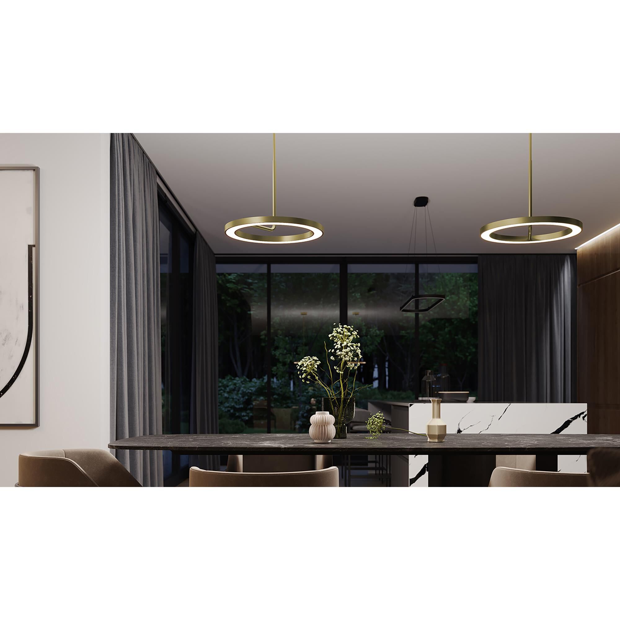 One 6 Inch Mini Chandelier by AFX Lighting