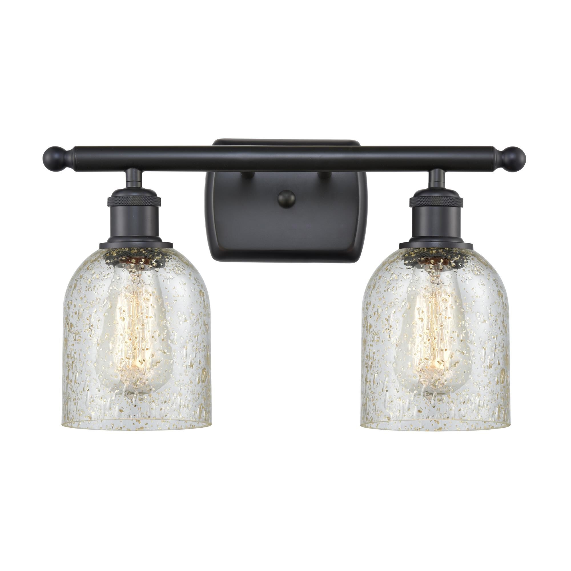 Shown in Matte Black finish and Mica glass