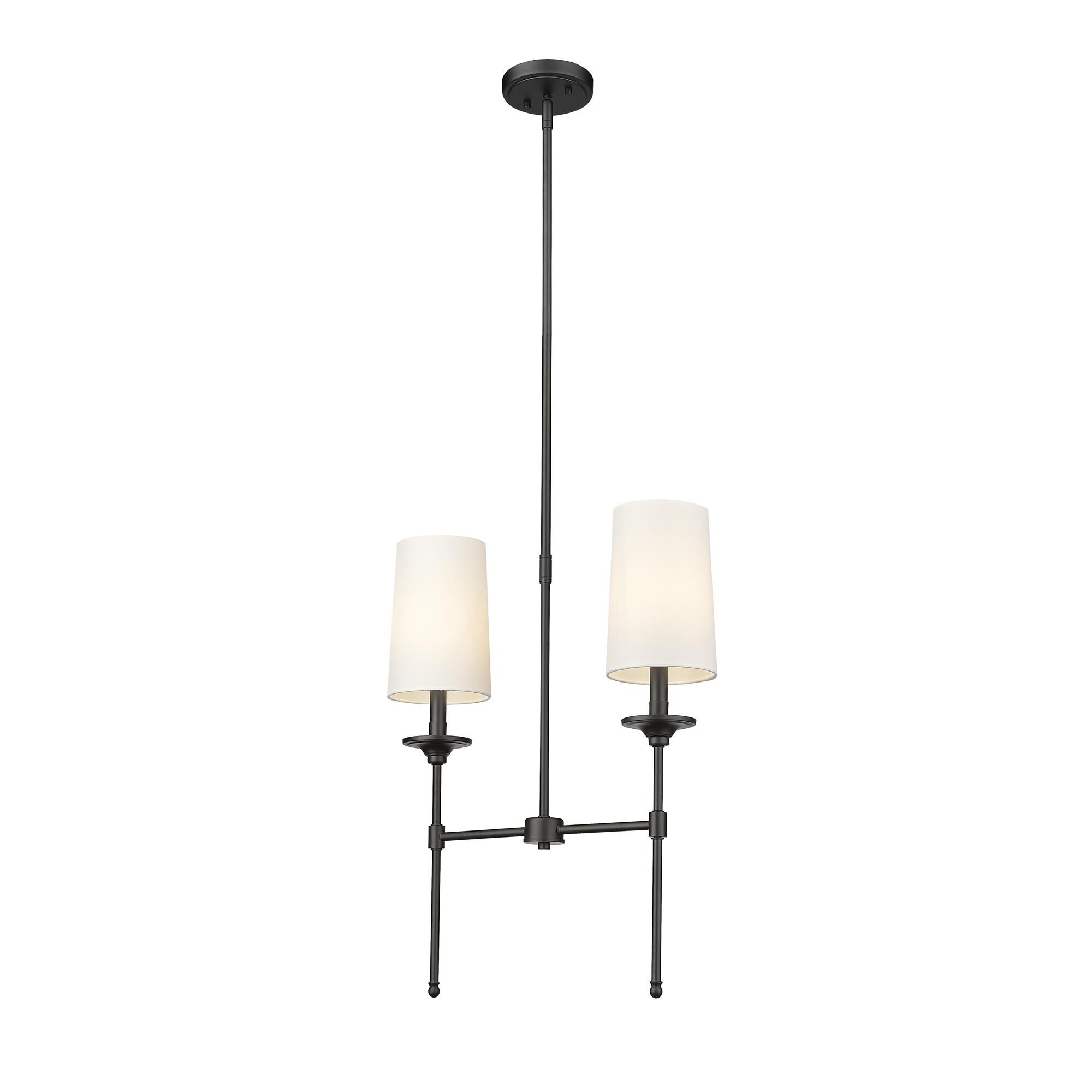 Shown in Matte Black finish and Cloth Cover glass and Cloth Cover shade