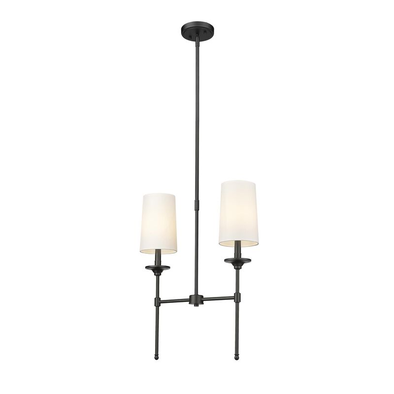 Emily 19 Inch 2 Light Linear Suspension Light by Z-Lite