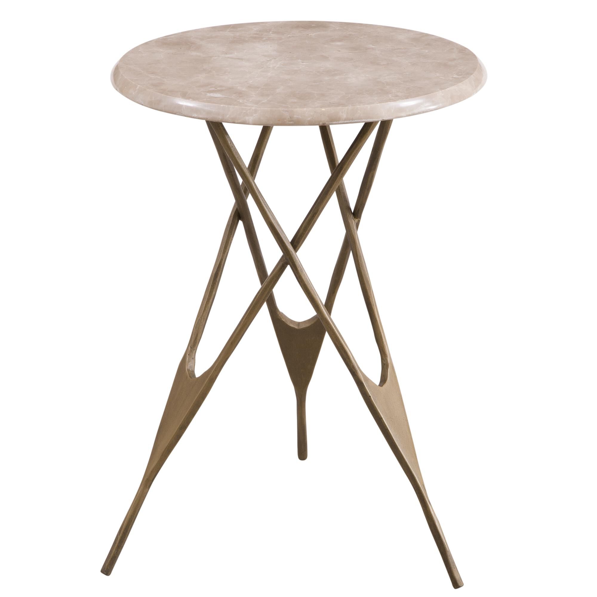 Leila 16 Inch Accent Table by Bassett Mirror Company