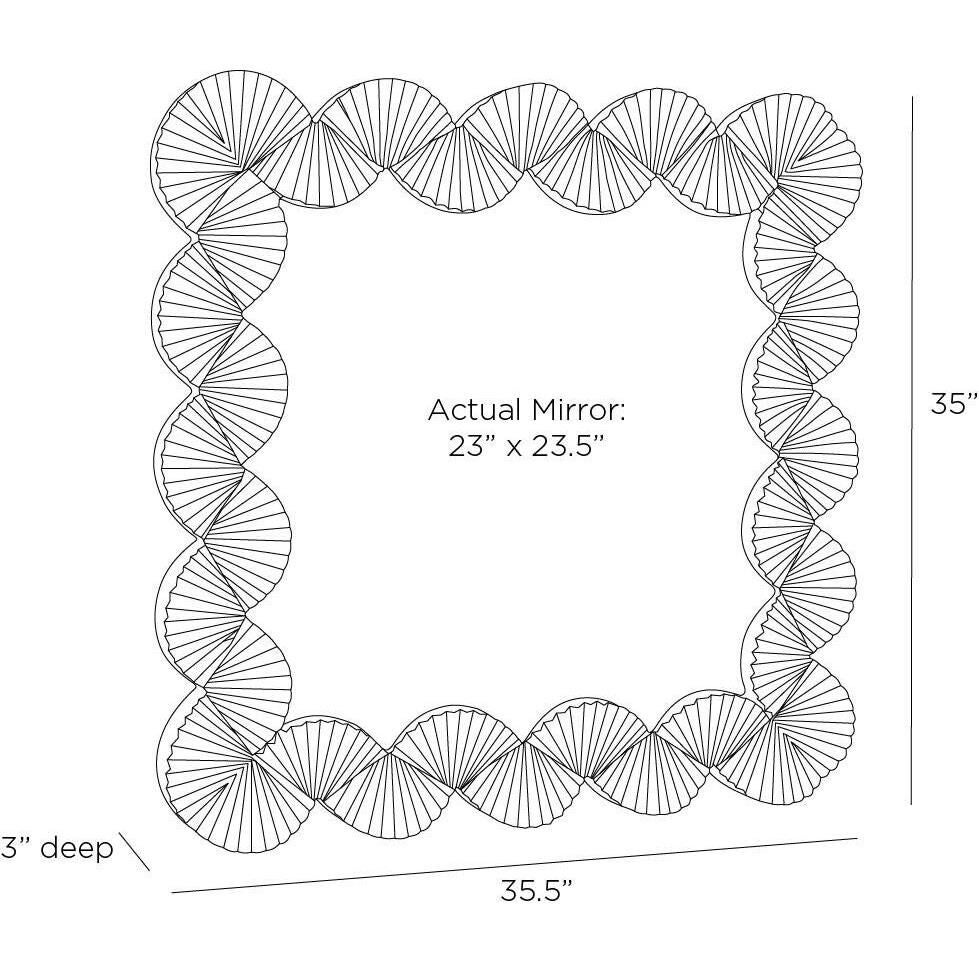 Ethos 35 Inch Decorative Mirror by Arteriors Home